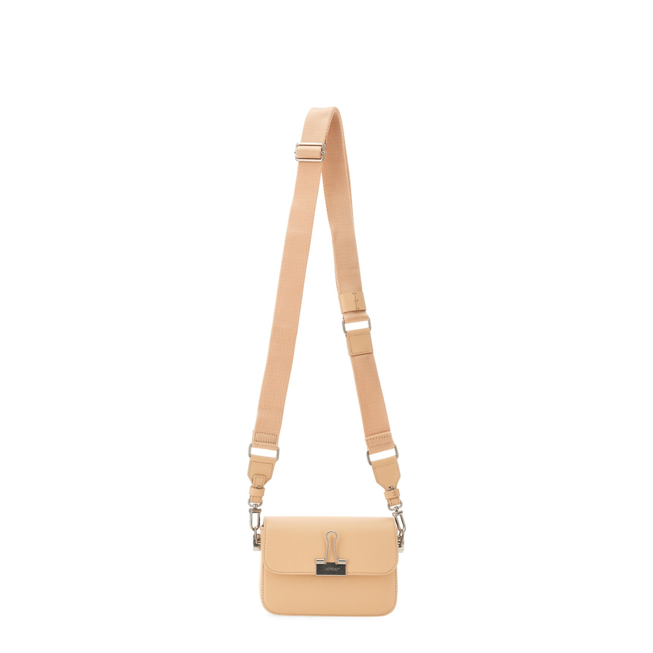 Binder Small Calf Leather Shoulder Bag - Peach Orange - Image 2