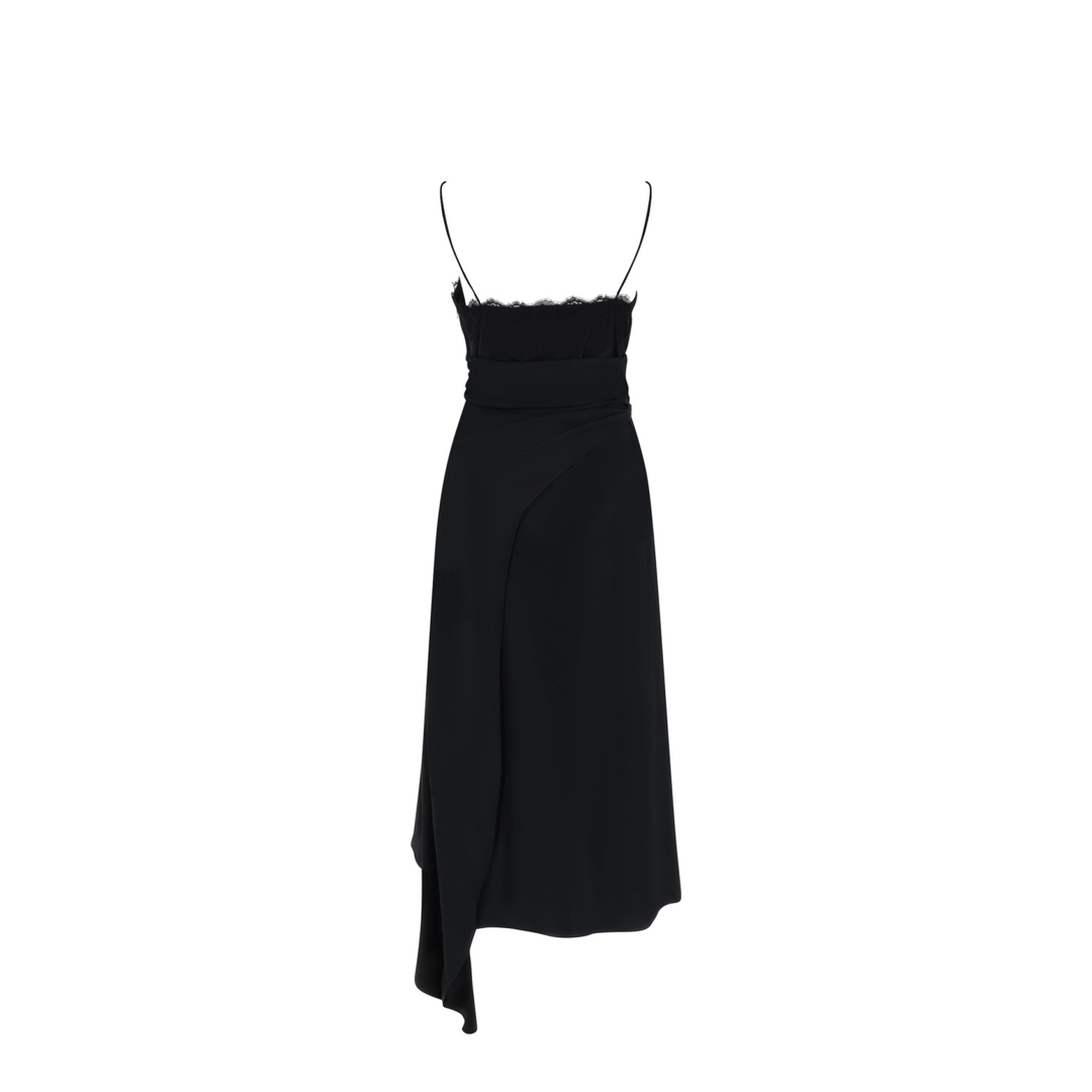 MIDI DRESS WITH LACE - Image 2