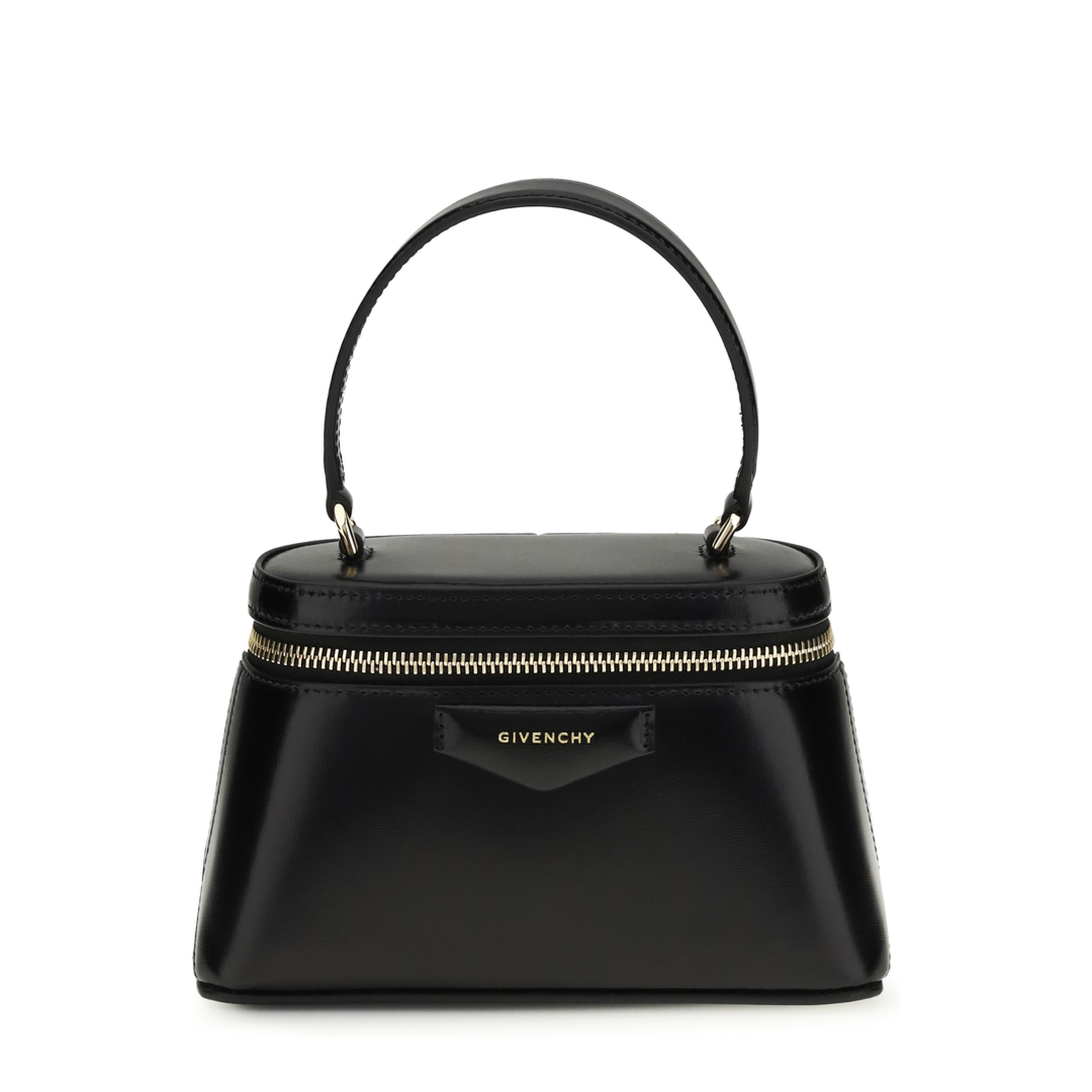 Antigona Mini Box Leather Handbag - Black - Image 1