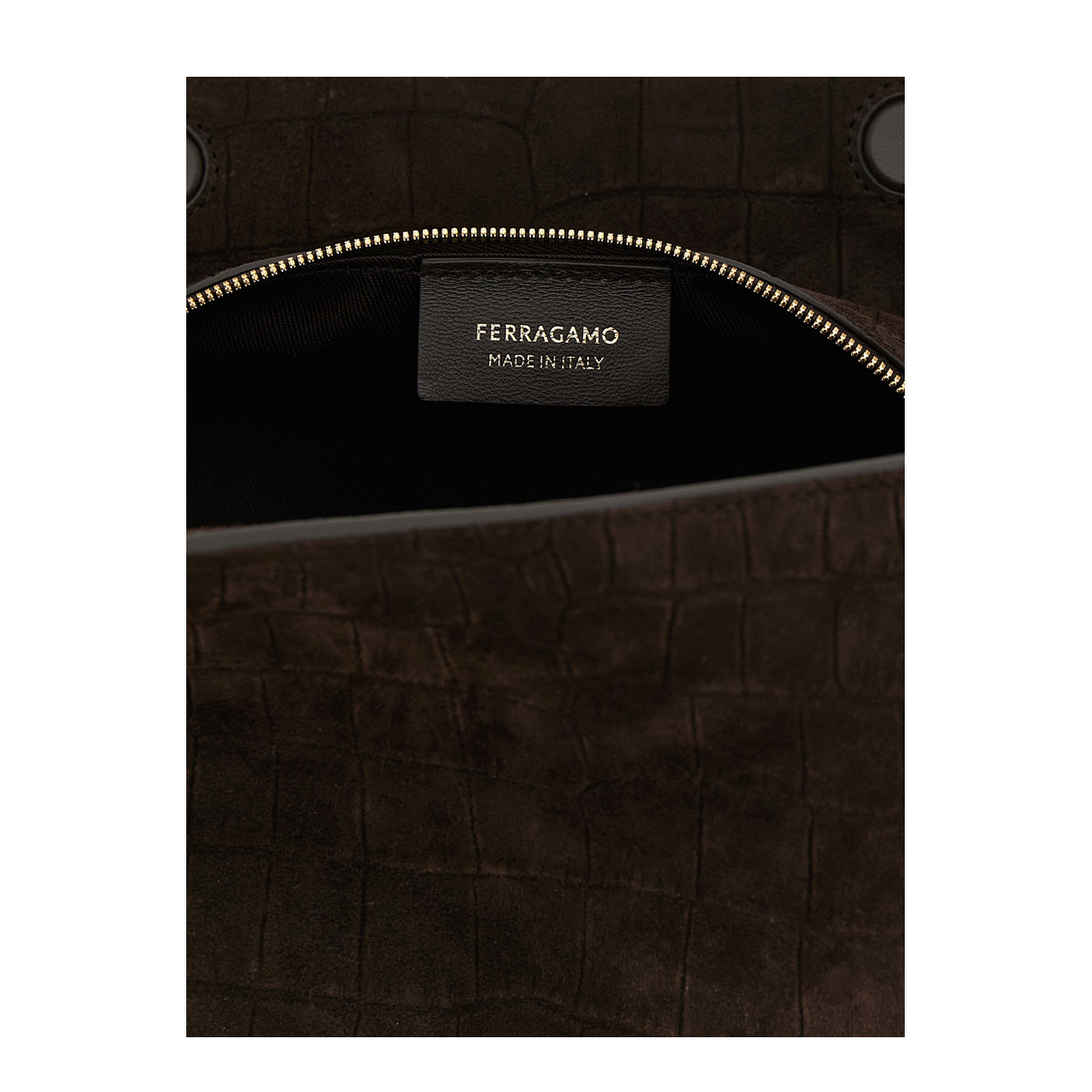Gancini Small Printed Shoulder Bag - Testa Di Moro - Image 3