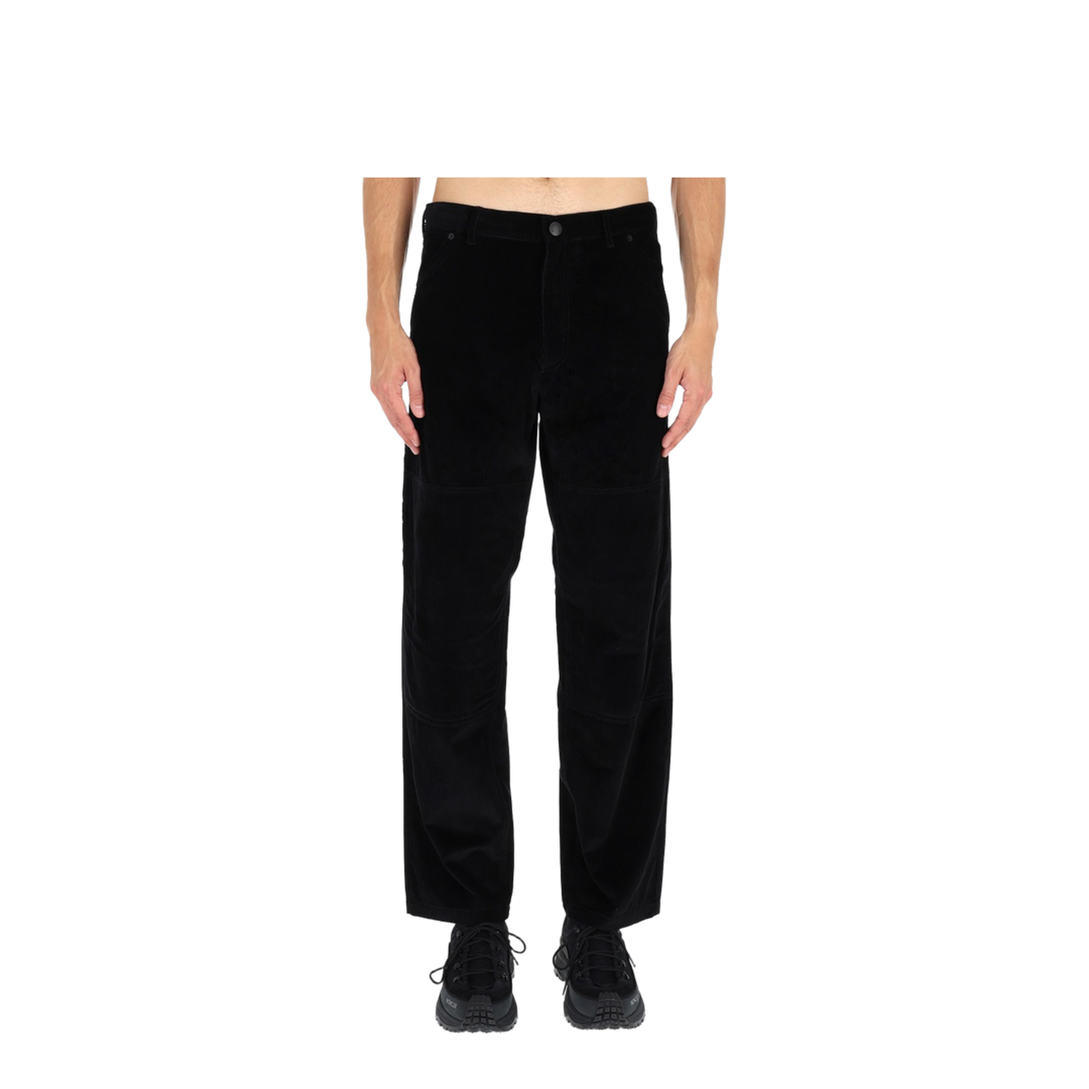 Cotton Pants in Black - Image 1