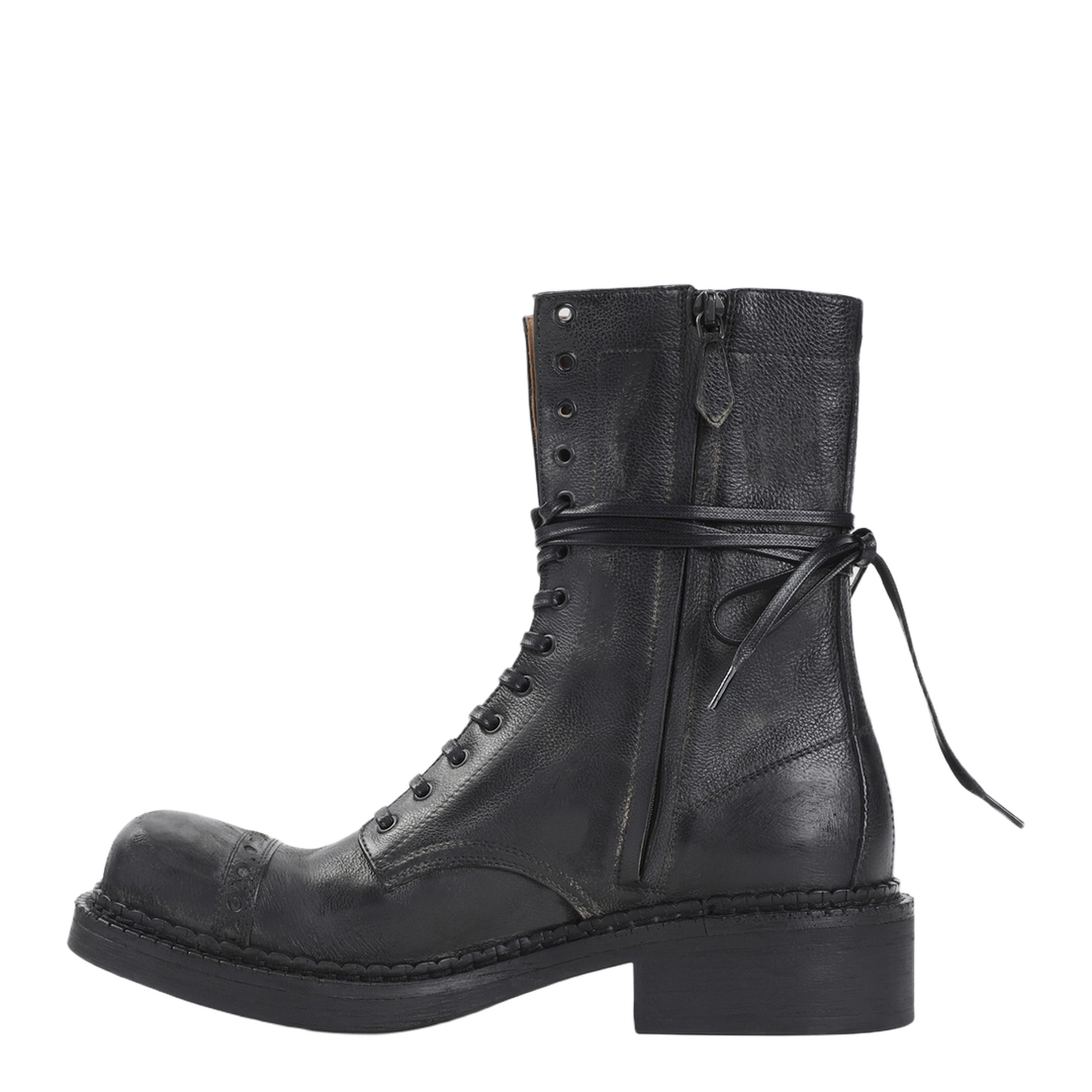 Laced Ankle Boots - Image 4