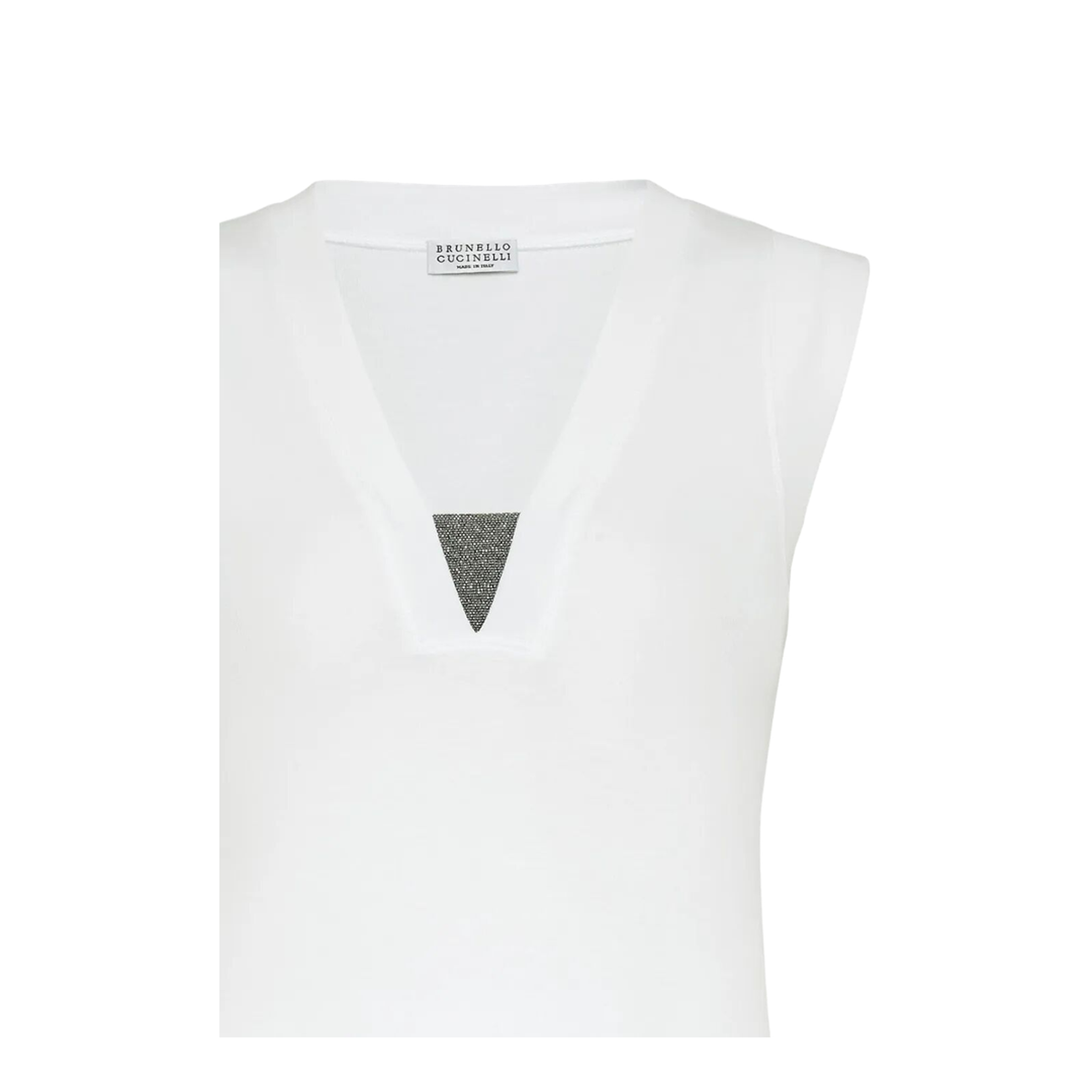 Stretch Cotton Jersey Tank Top with Precious Faux-Layering - Image 15
