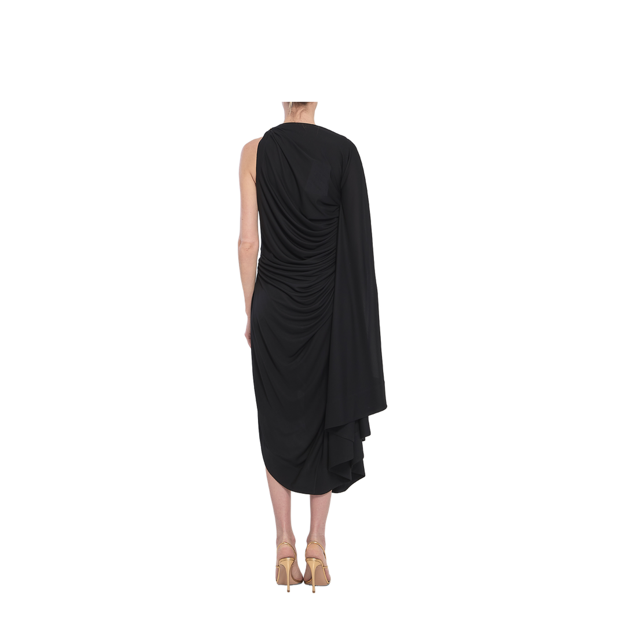 Viscose Jersey Draped Dress - Image 4