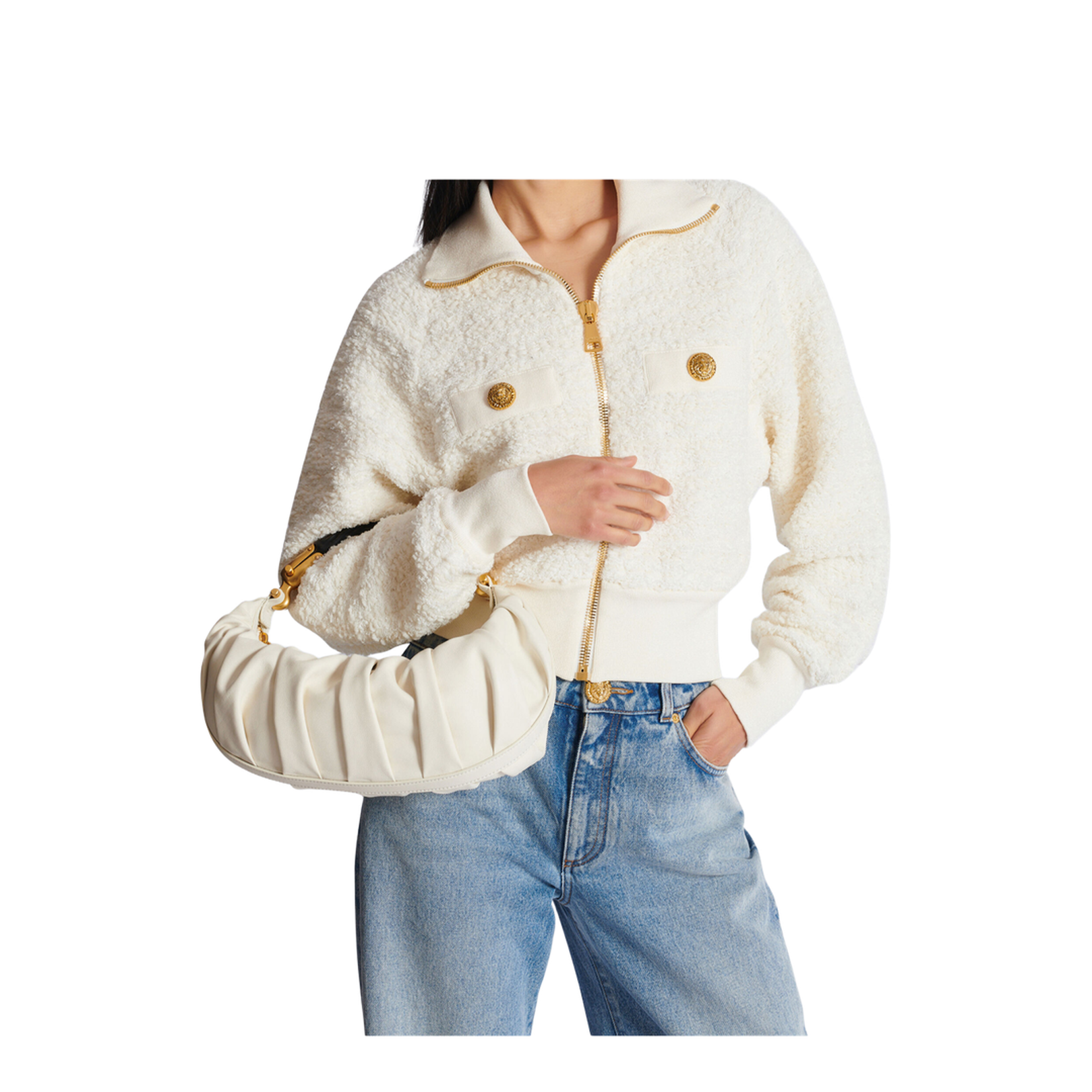 Medium Ebene Bag in Calfskin Leather - Image 4