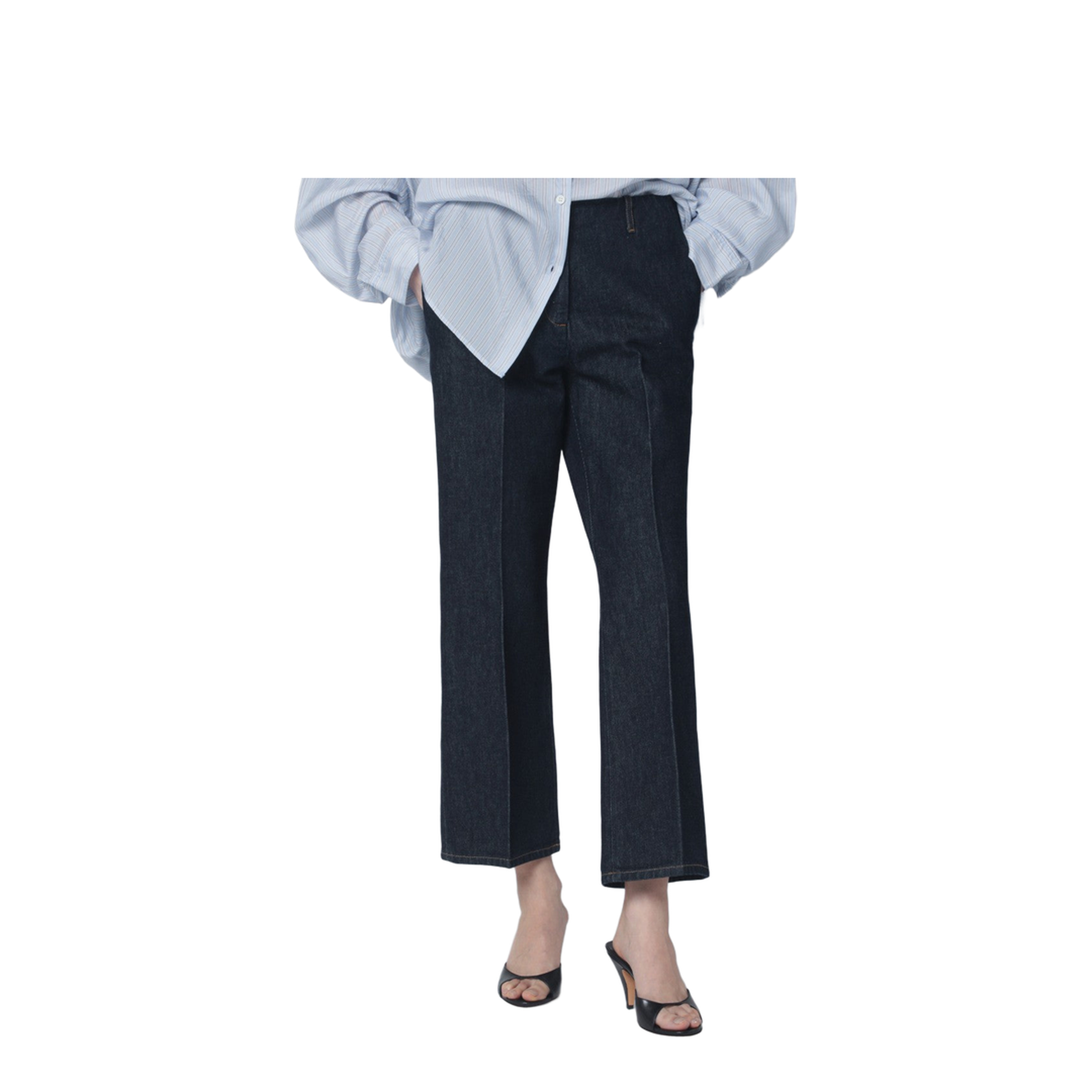 Indigo Denim Trousers - Image 1