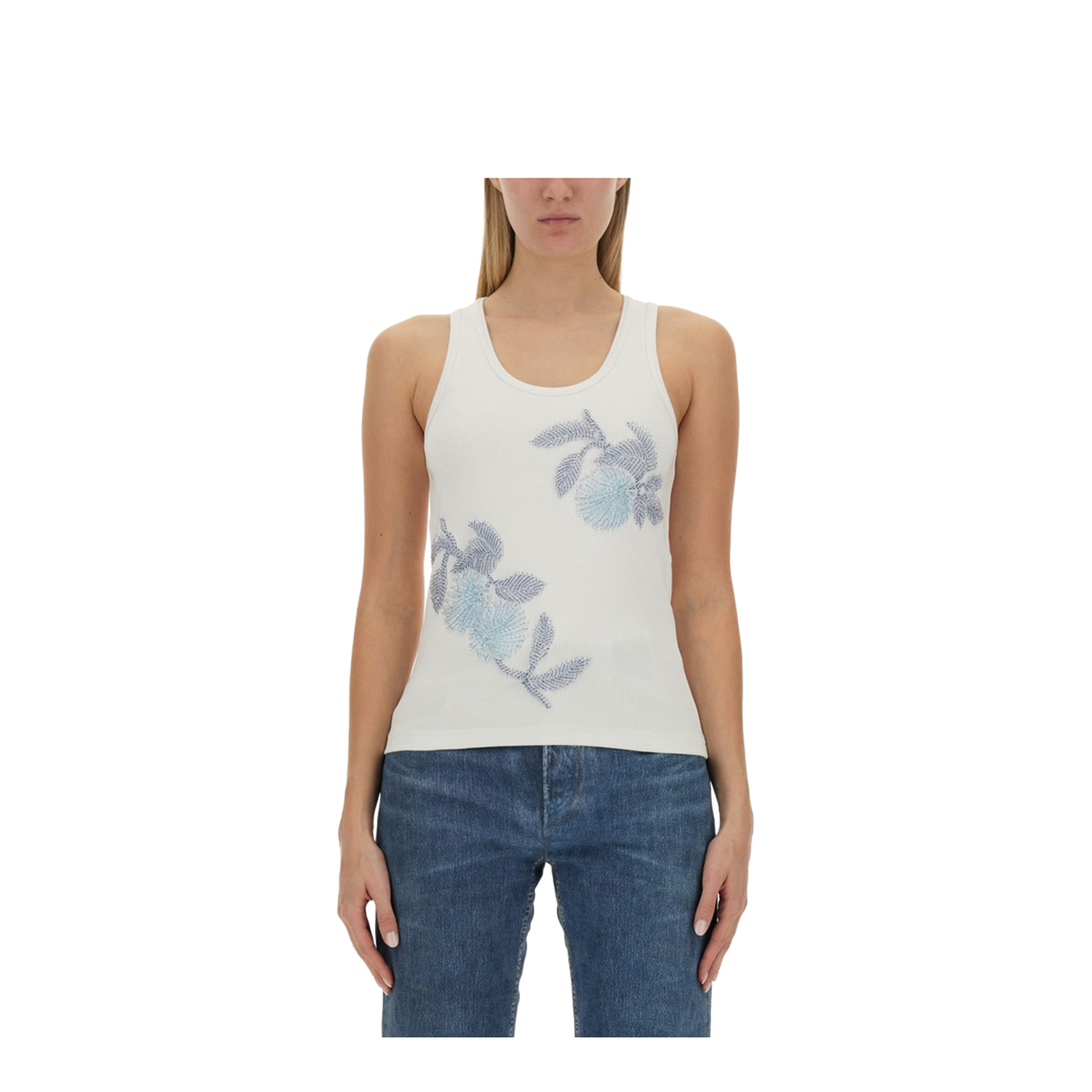 Embroidered Cotton Top - Image 1