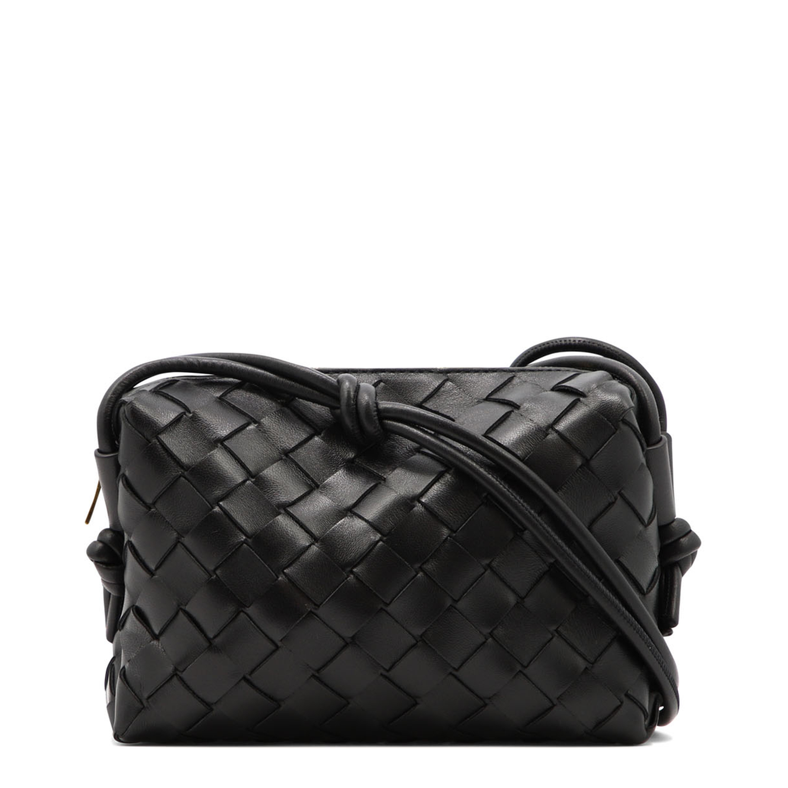 Loop Mini Leather Camera Bags - Black - Image 1