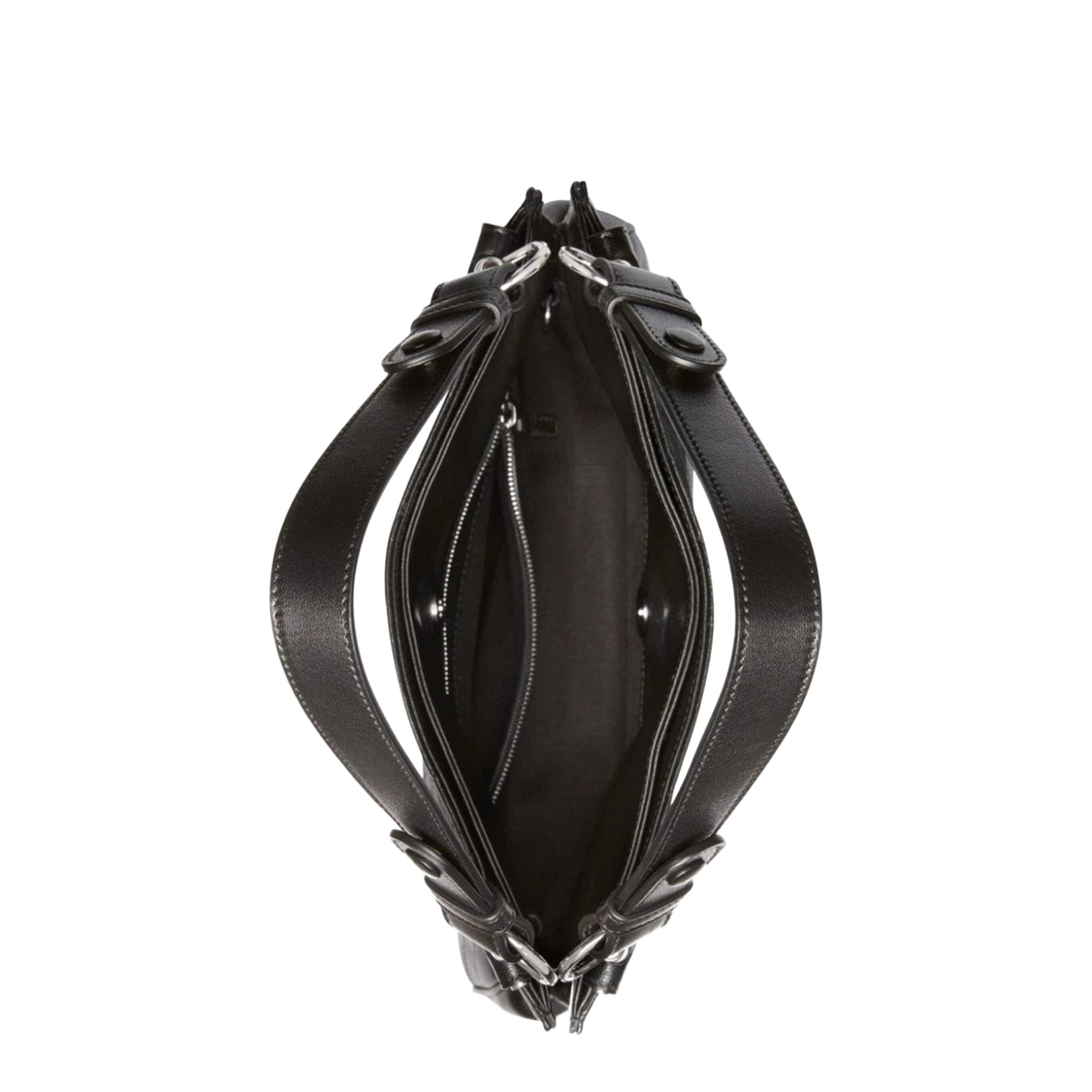 Blondie Medium Leather Shoulder Bag - Black - Image 2