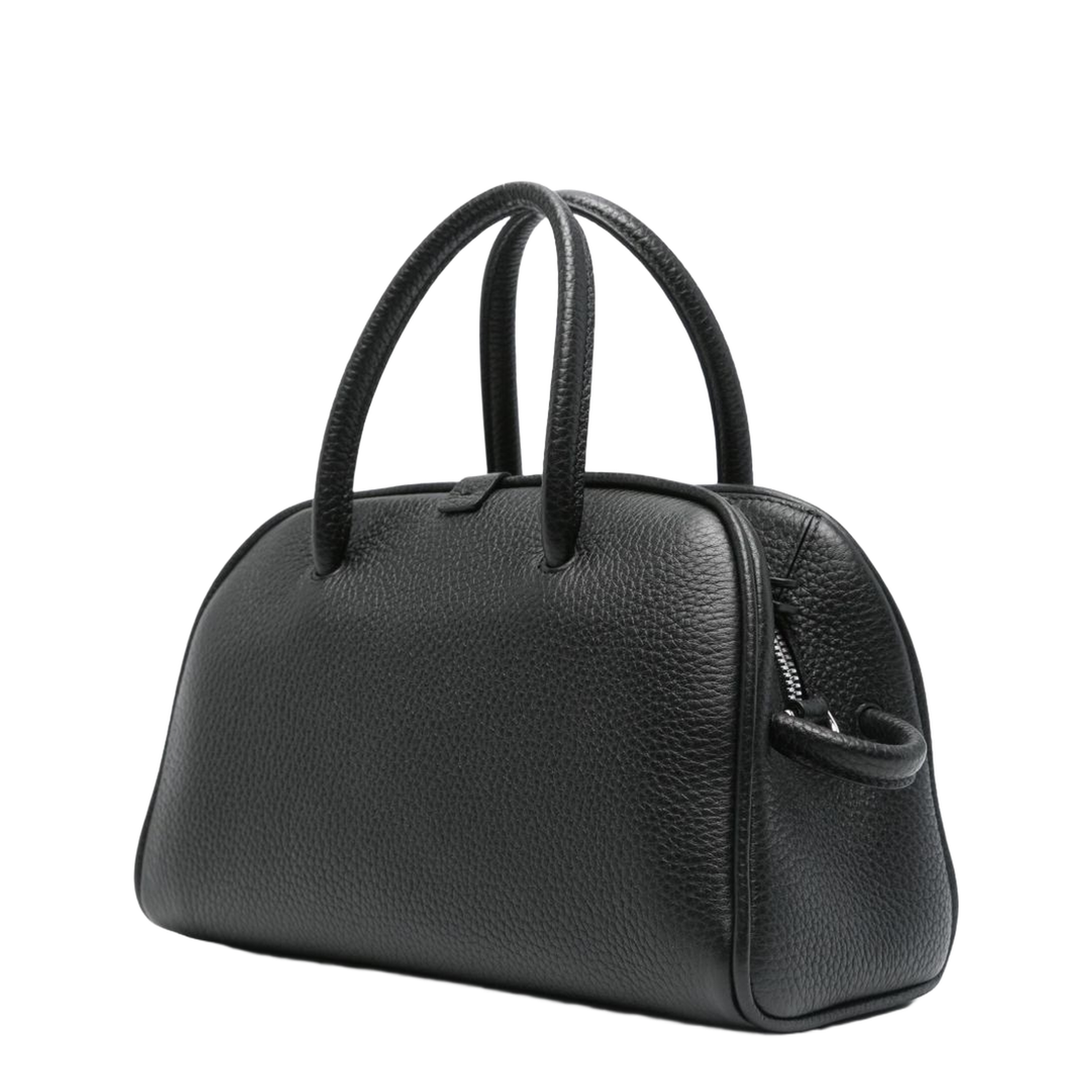 Le Petit Turismo Grained Calfskin Bowling Bag - Black - Image 4