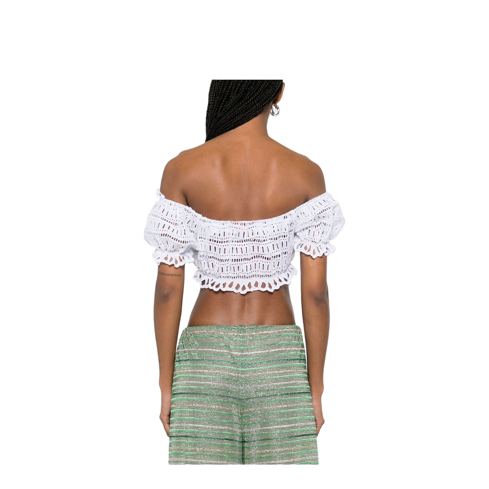 Off-shoulder Lace-detail Top - Image 4