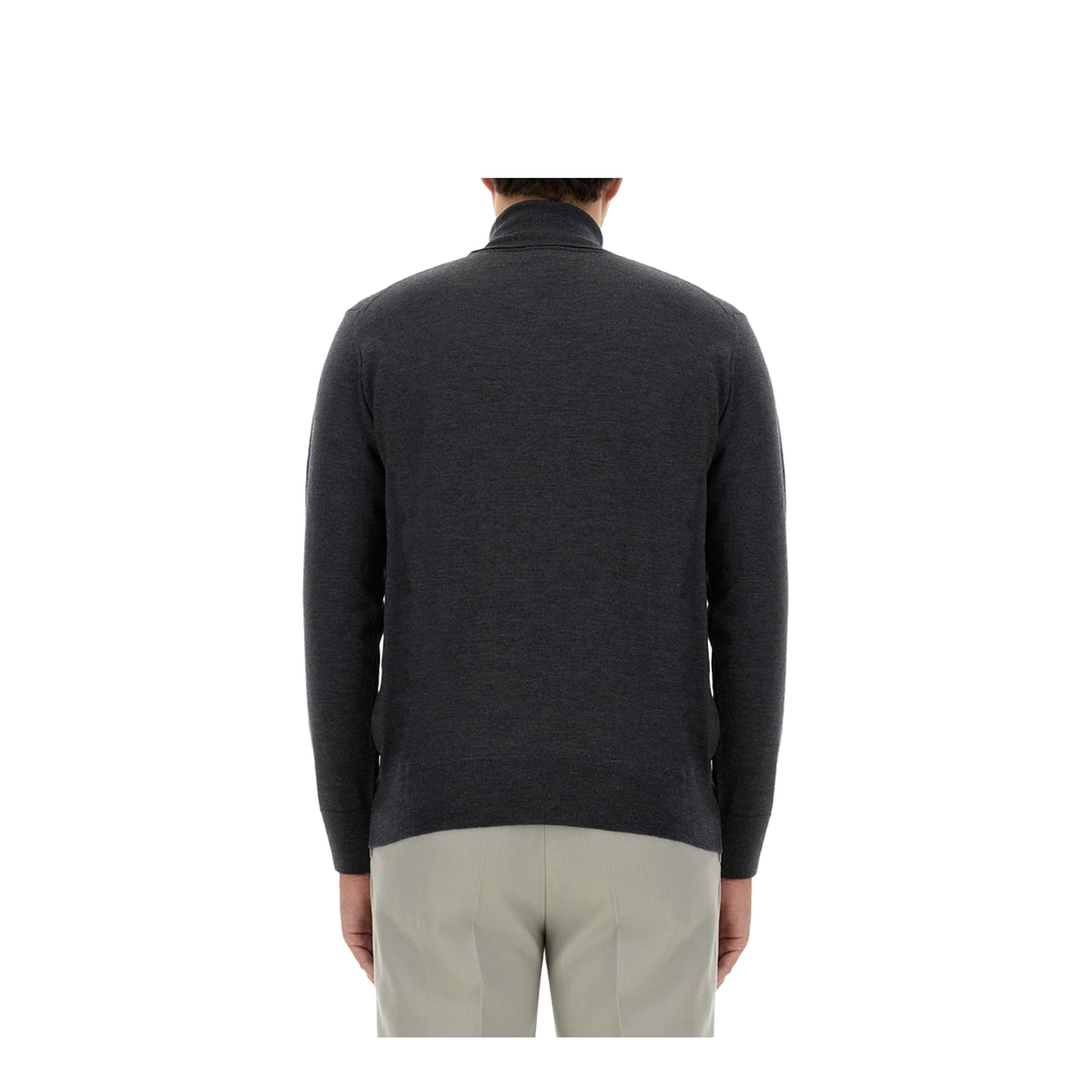 Turtleneck Embroidery Grey - Image 3