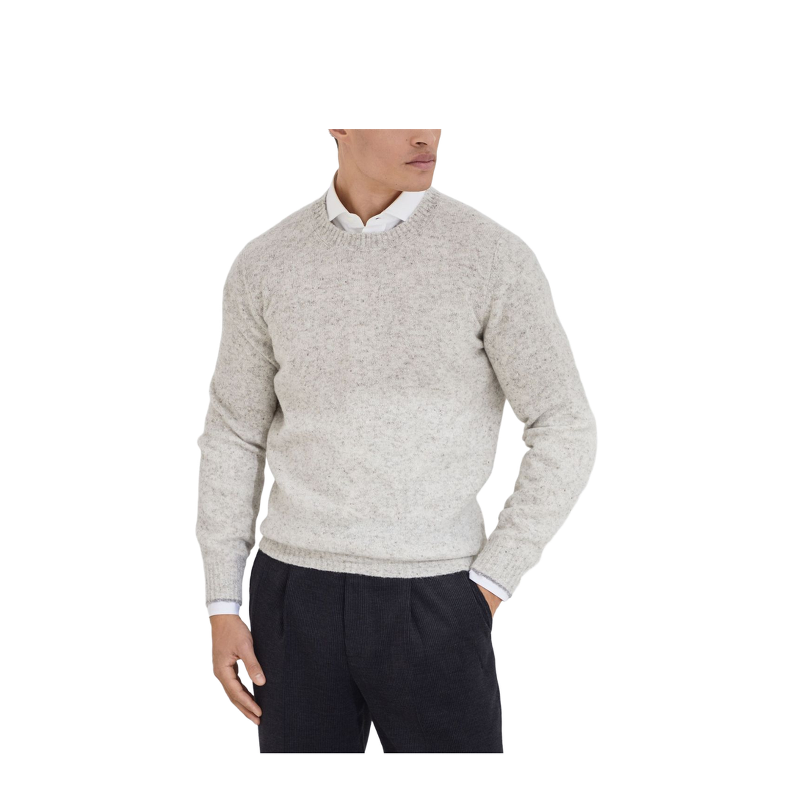 Buttoned Yarn Sweater - Image 5