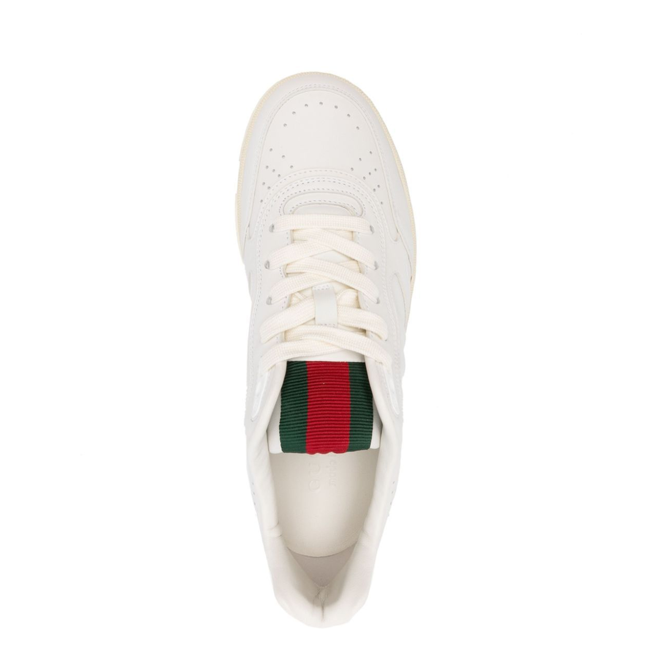 Re-Web Trainer in White Leather - Image 2