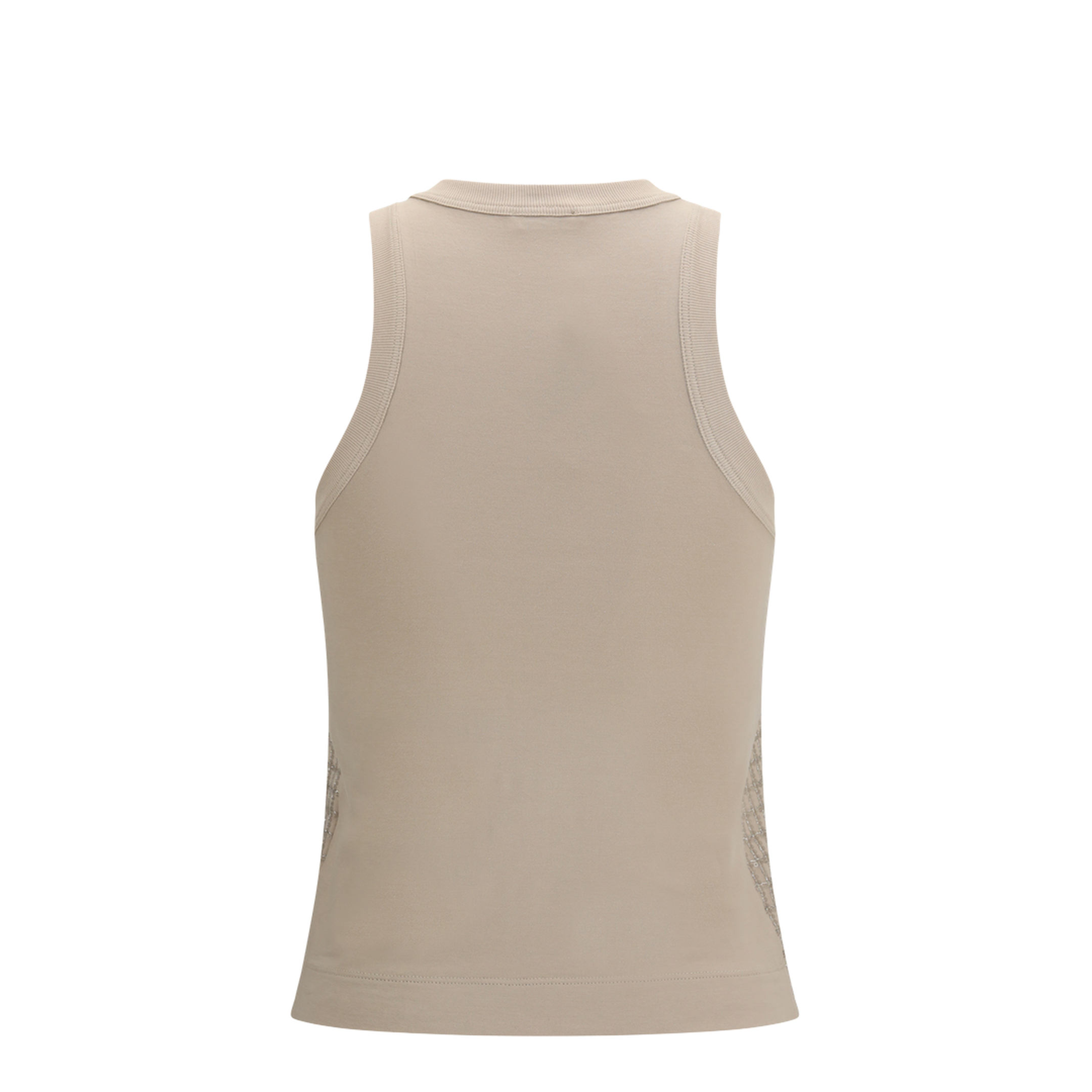 Top in cotton with luminous embroidery - Image 2