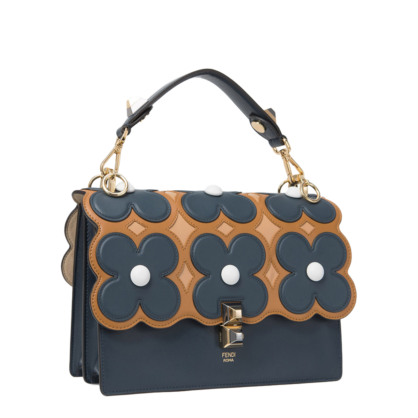 Handbag with Floral Pattern - Image 2