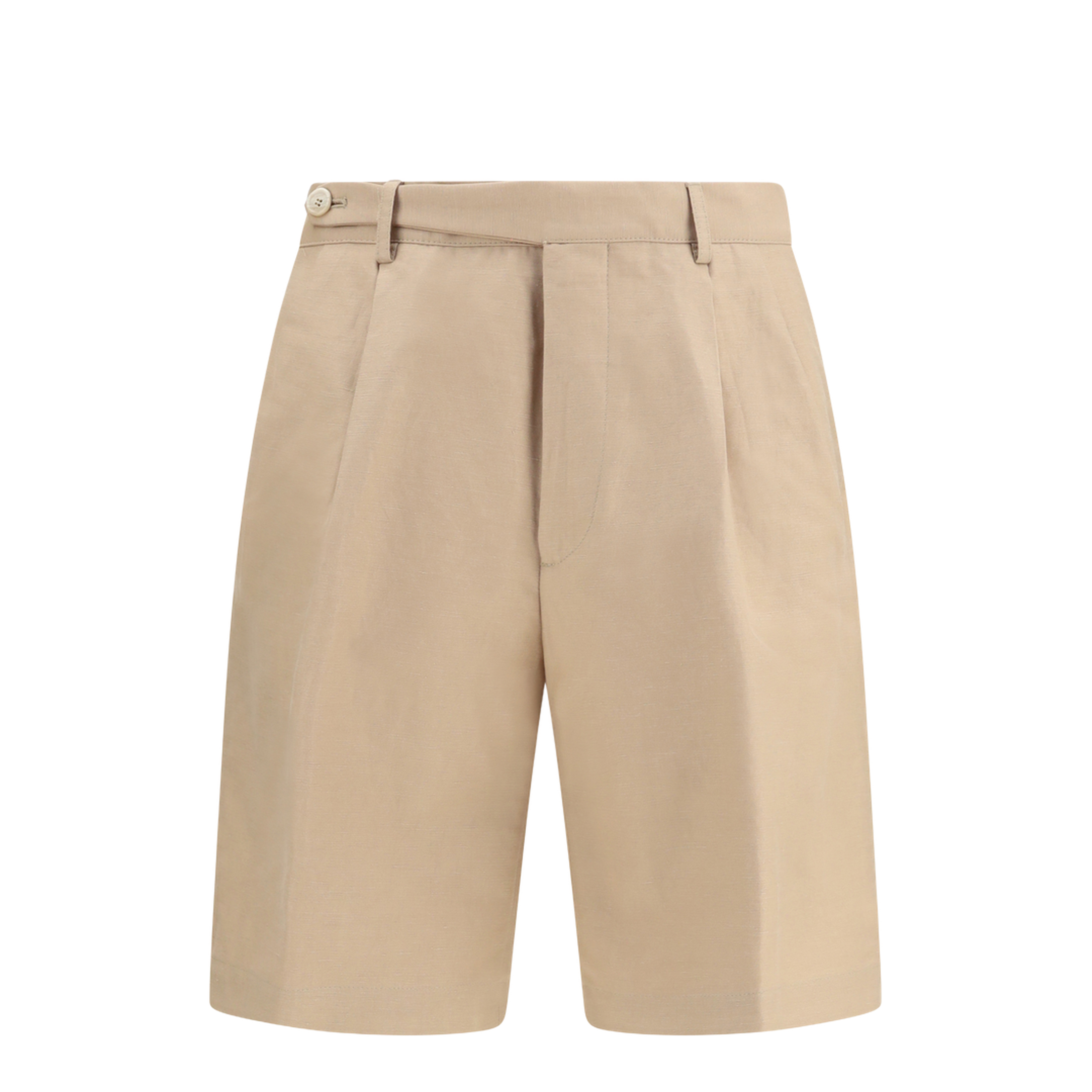 Cotton and Linen Shorts - Image 1