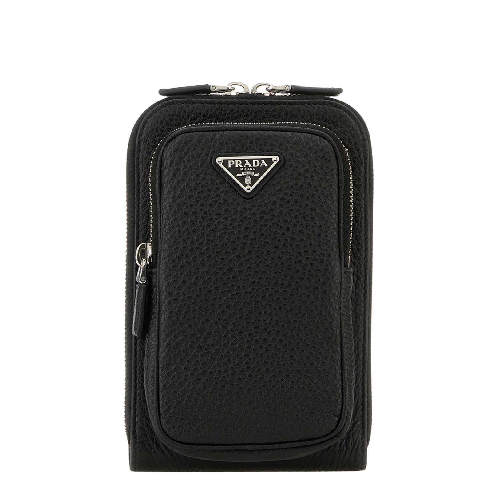 Black Leather Phone Case - Image 1