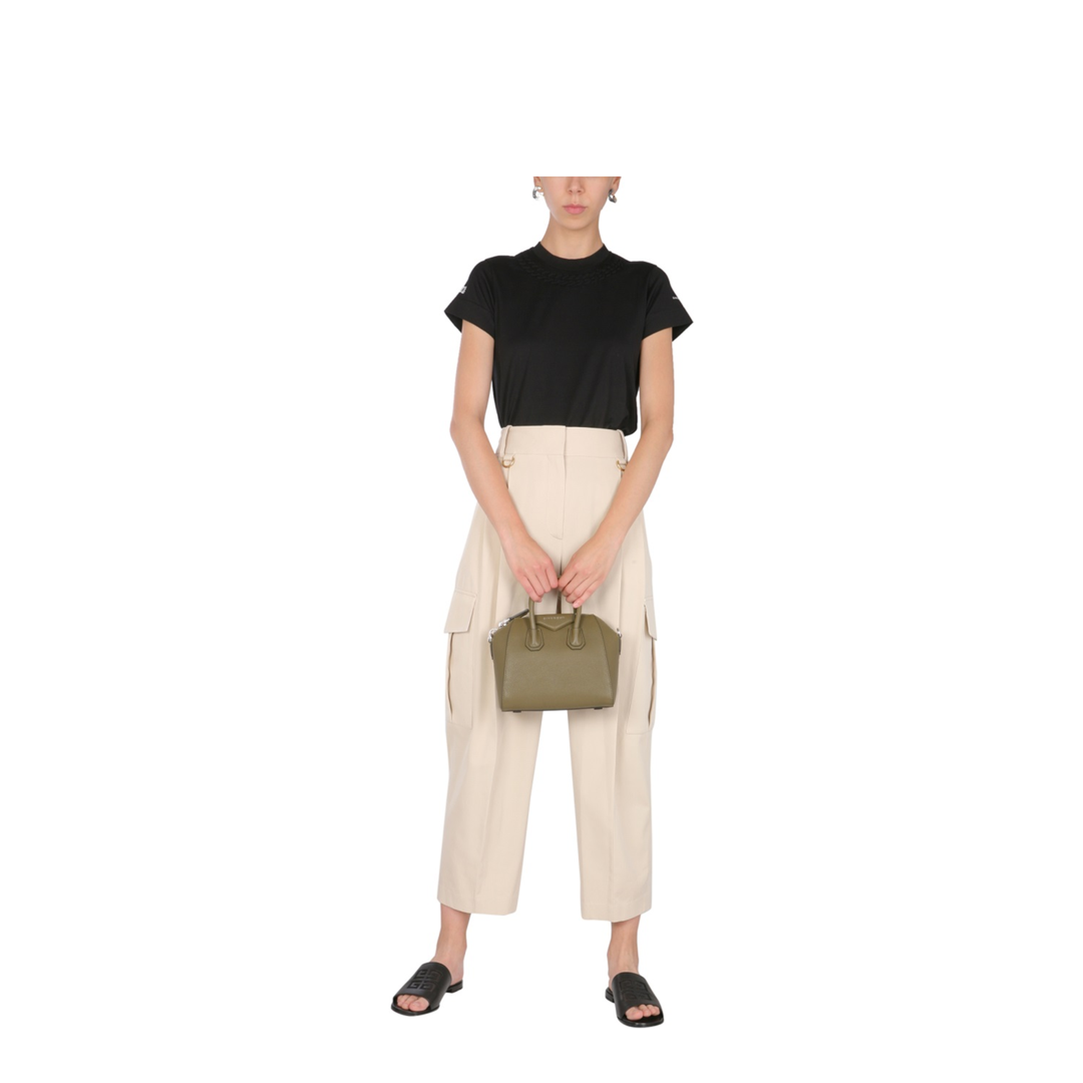T-Shirt with Chain Motif - Image 2