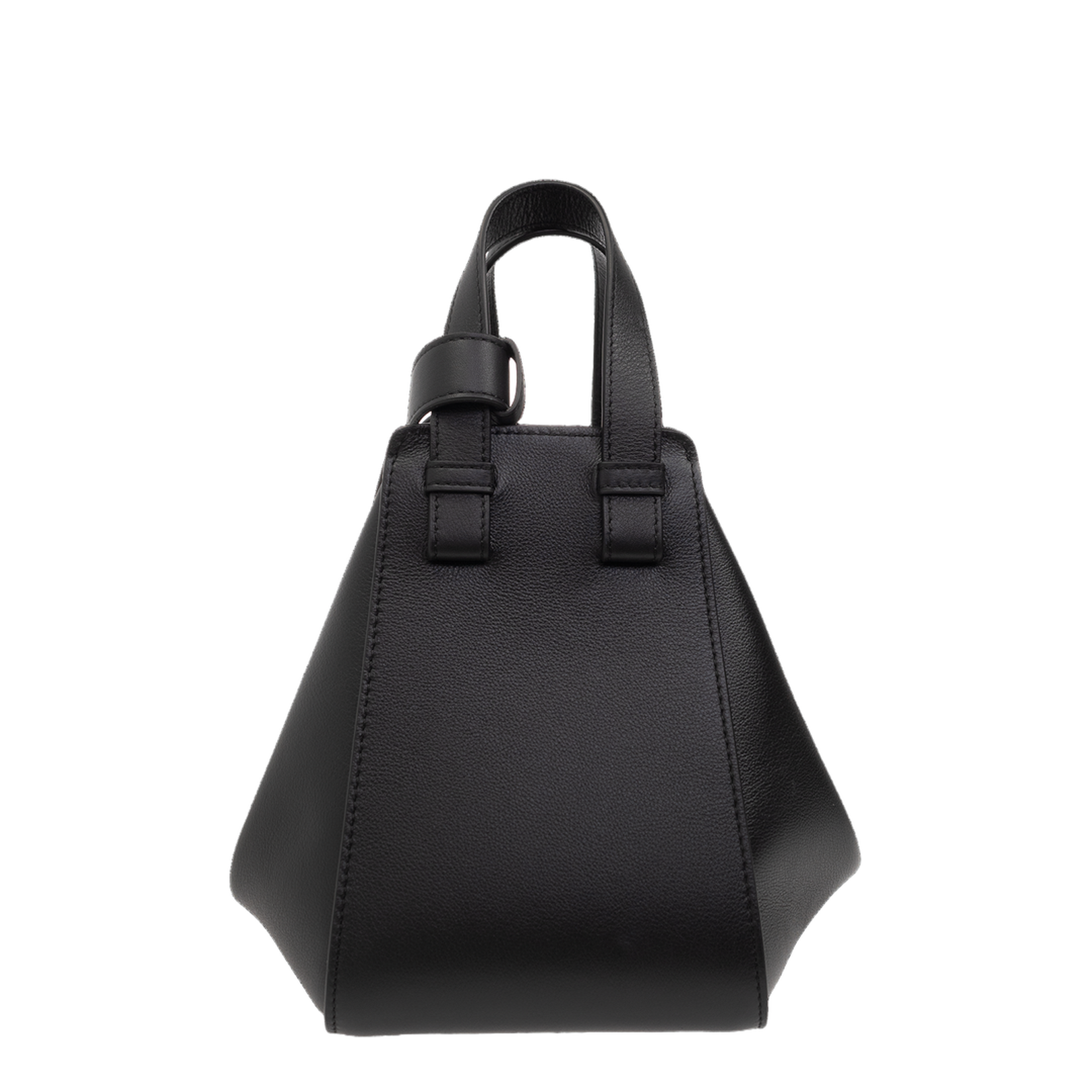 Hammock Leather Shoulder Bag - Black - Image 3