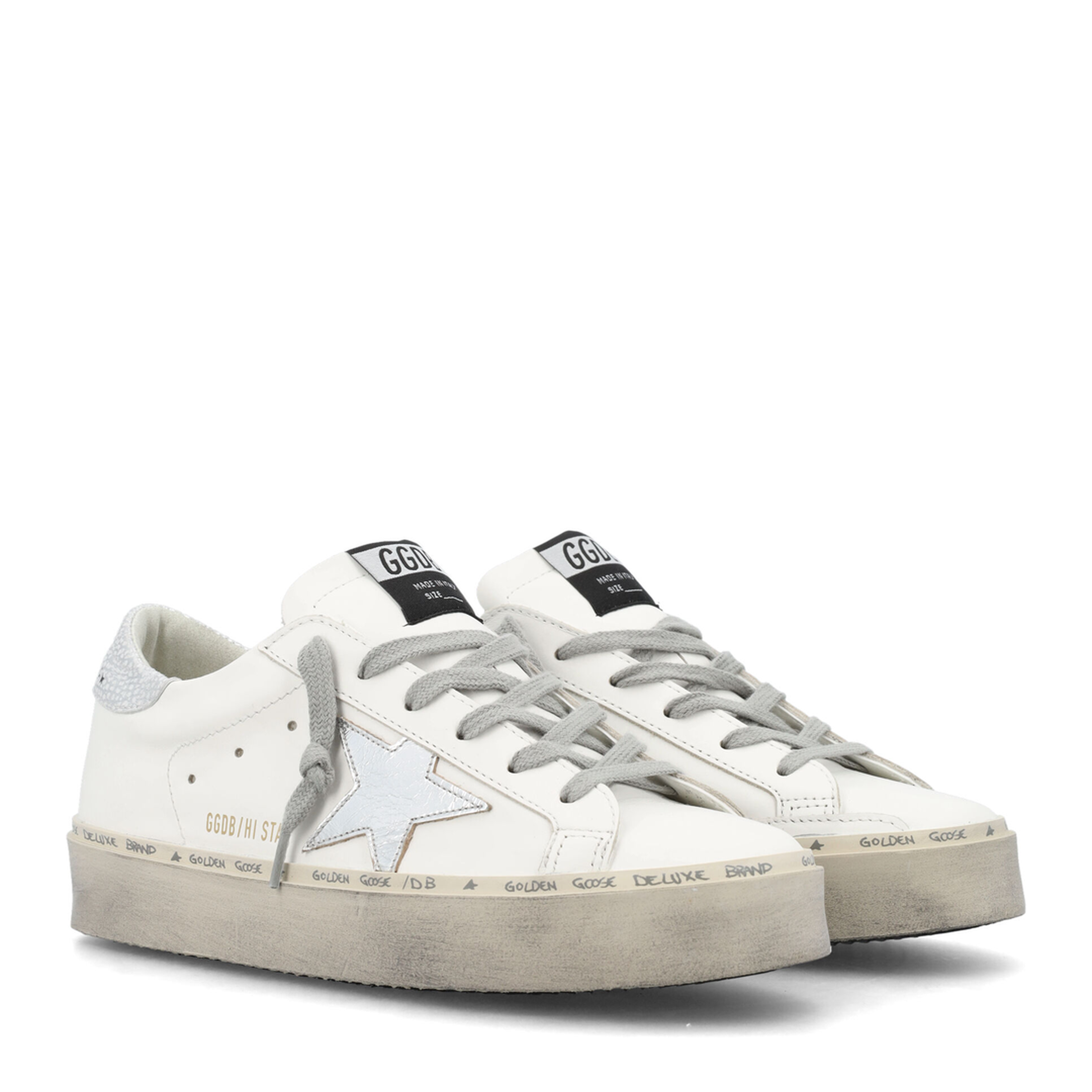 Hi Star Sneakers with Silver Heel Tab - Image 6