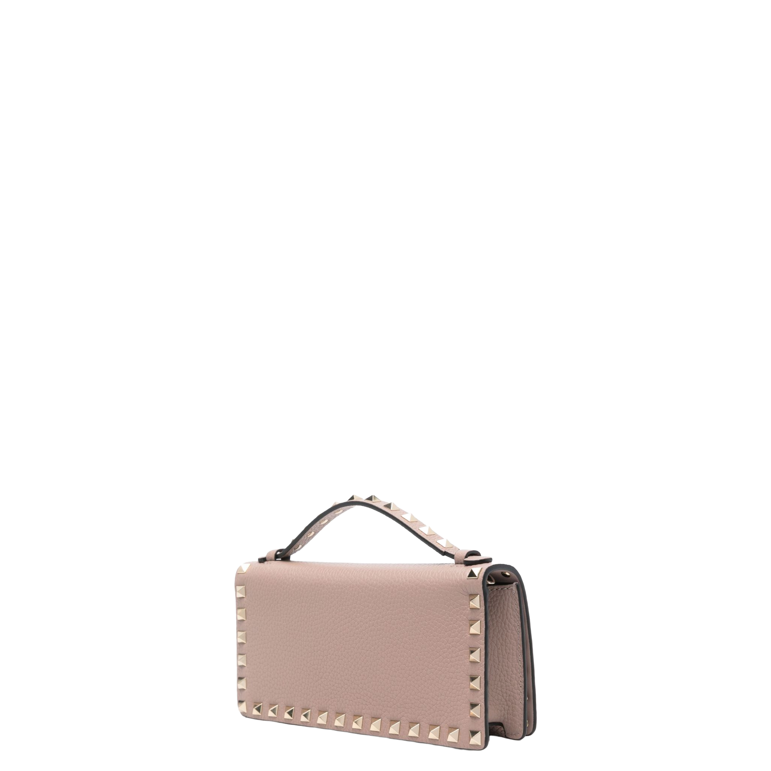 Rockstud Leather Wallet on Chain - Image 1