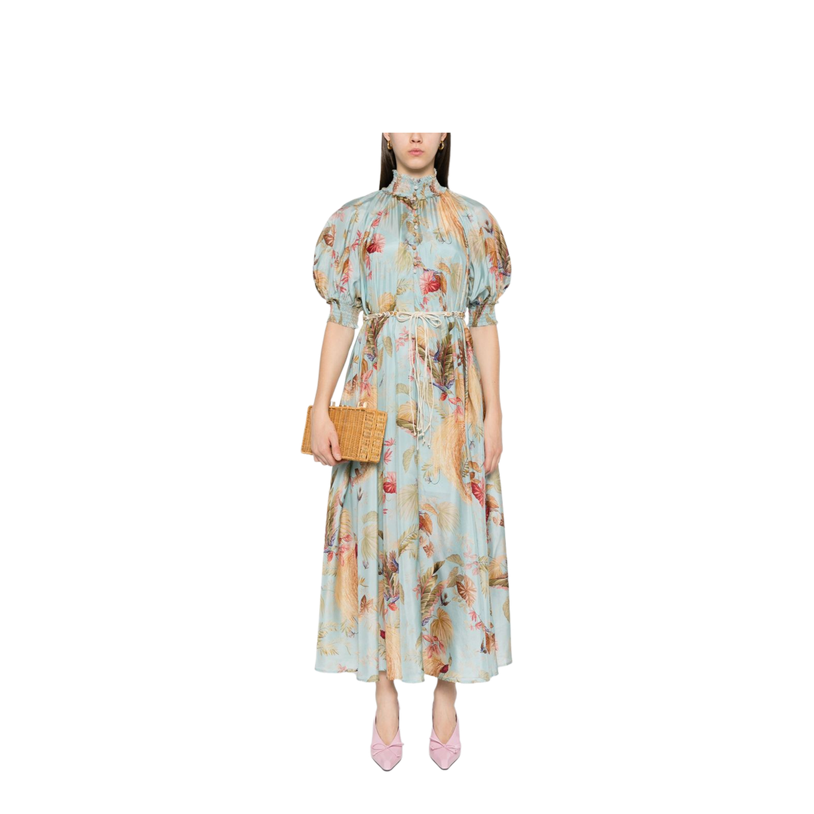 Ascension Printed Silk Dress - Image 2
