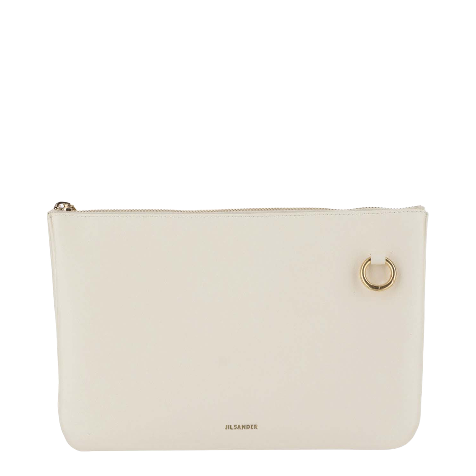 Ivory Nappa Leather Crossbody Bag - Image 1