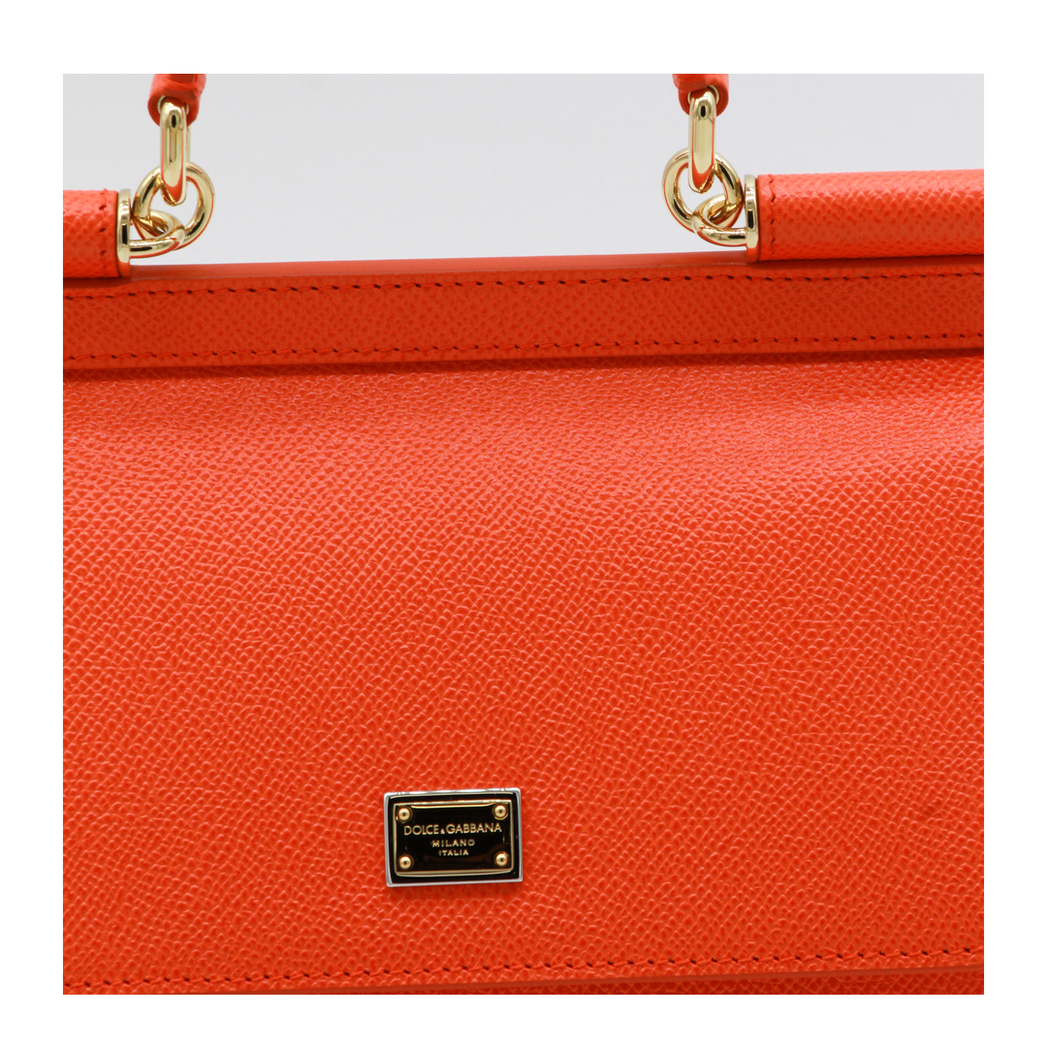 Sicily Medium Calfskin Top-Handle Bag - Rosa Carne - Image 8
