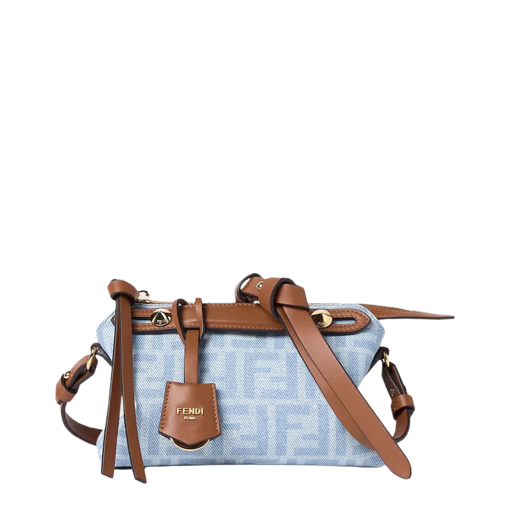 By The Way Soft Mini Denim Bag - Light Blue - Image 1
