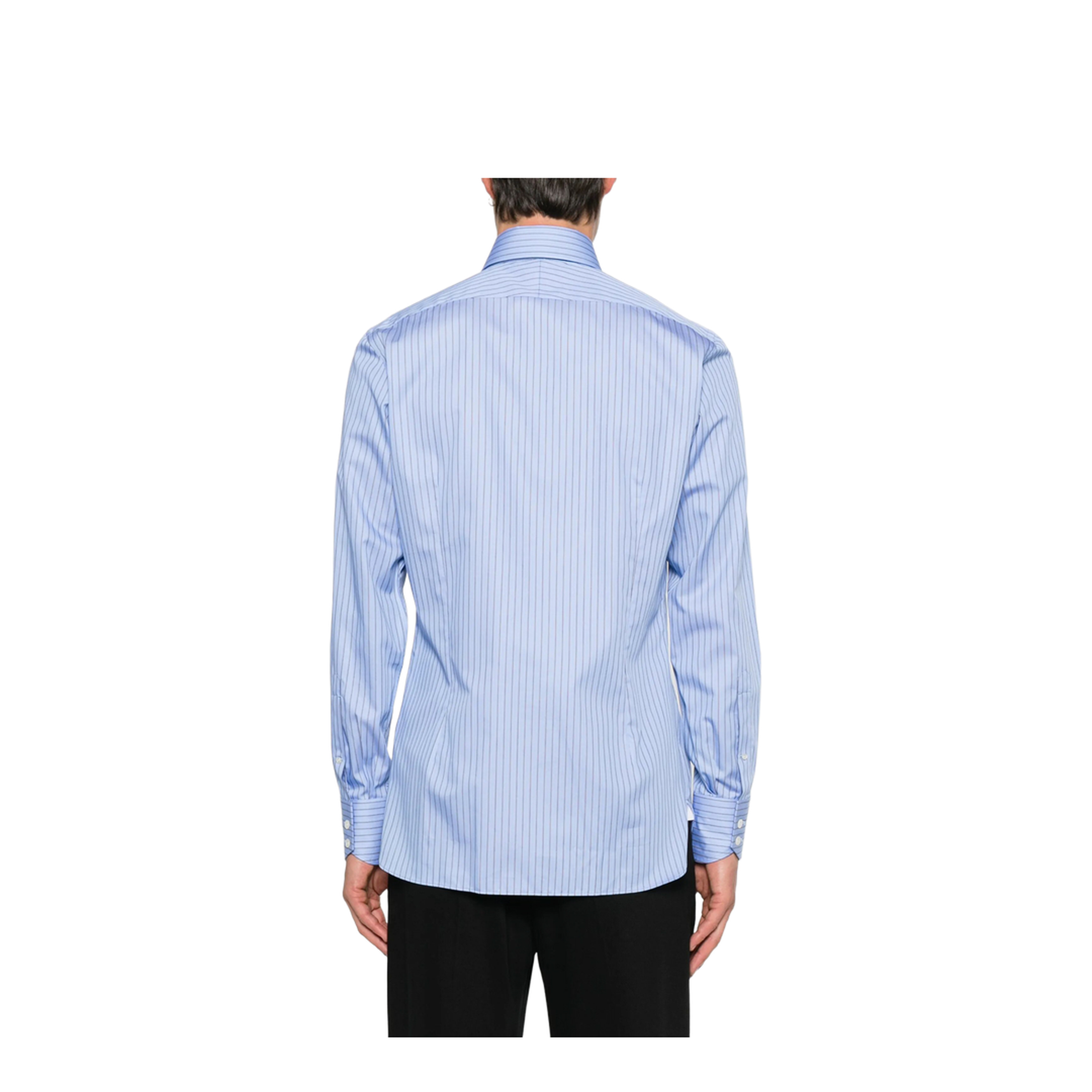 Striped Cotton Shirt - Image 3
