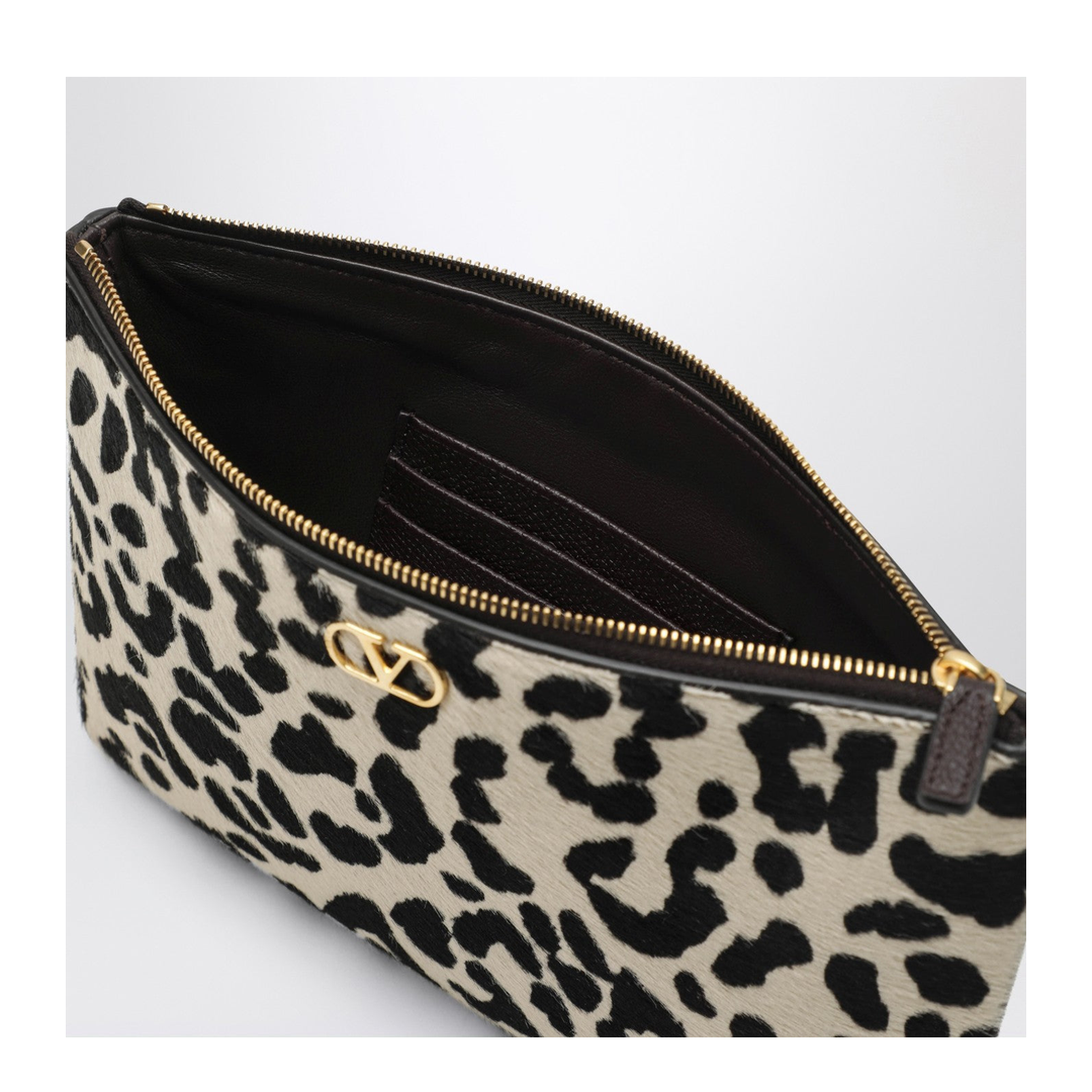 Beige Leopard Clutch Bag - Image 2