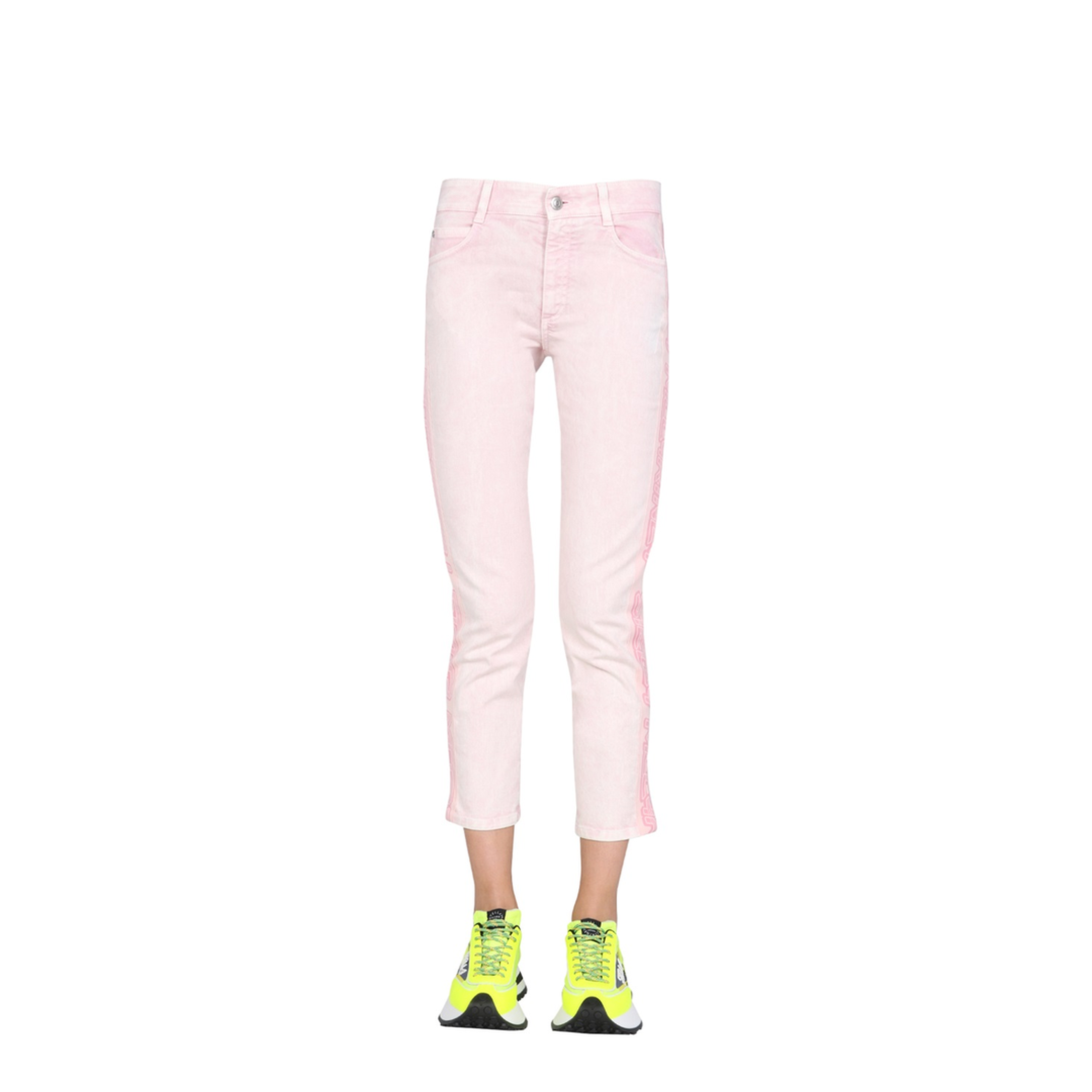 JEANS WITH LOGO BANDS - Image 1