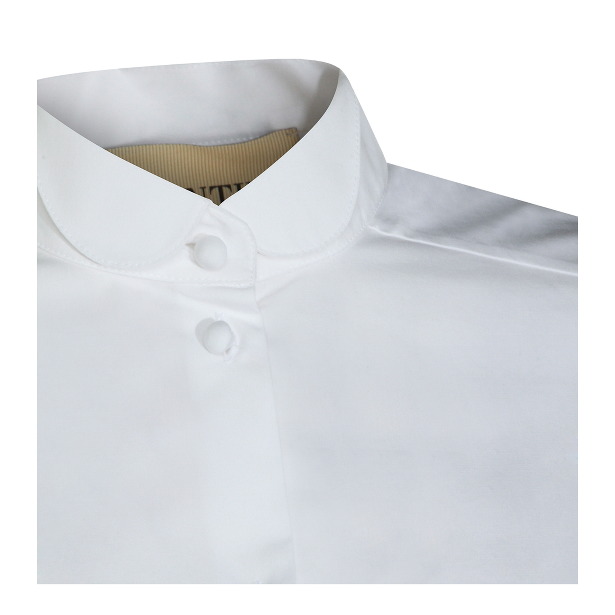 White Cotton Poplin Shirt - Image 6