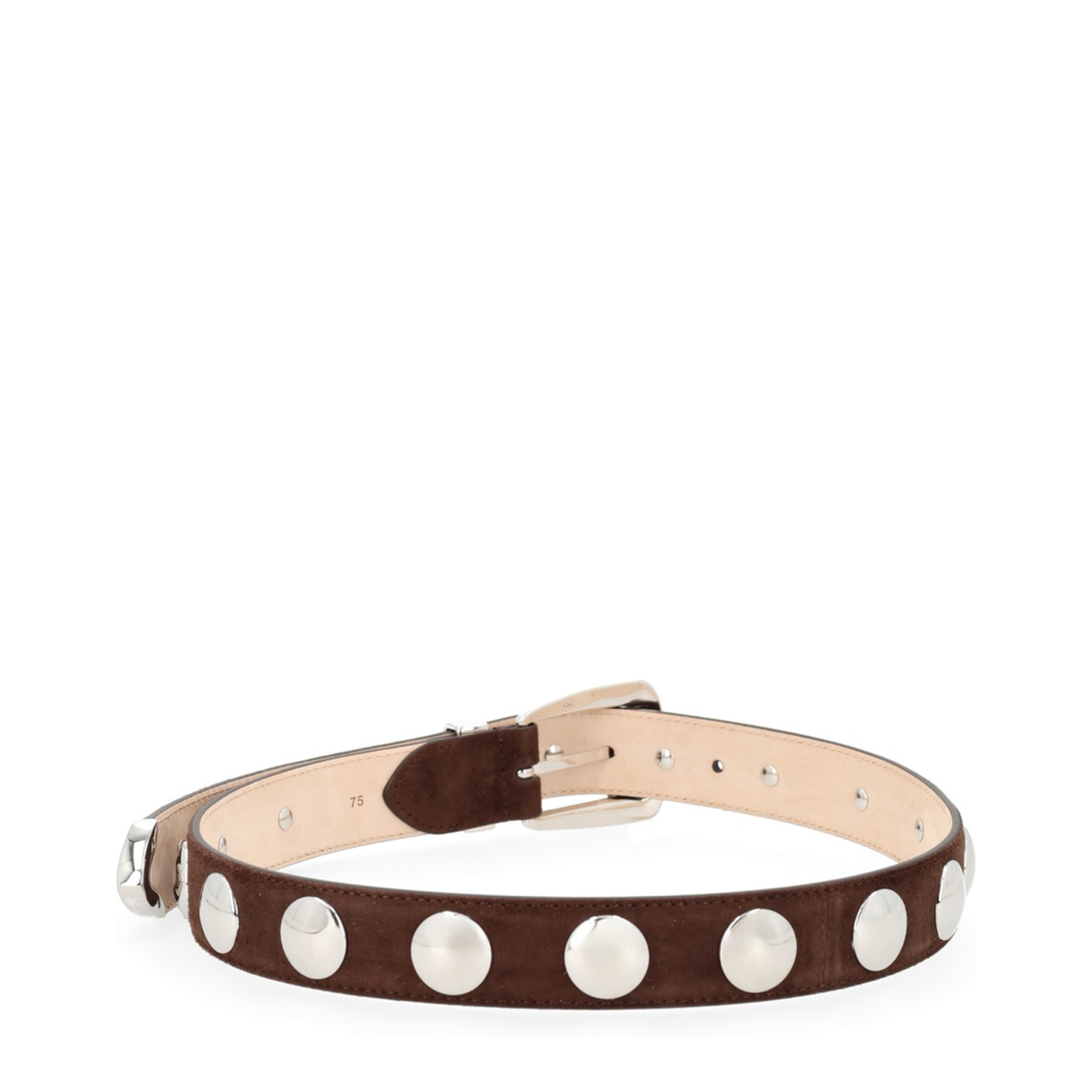 Benny Belt with Studs Silver Buckle 30mm - Image 3