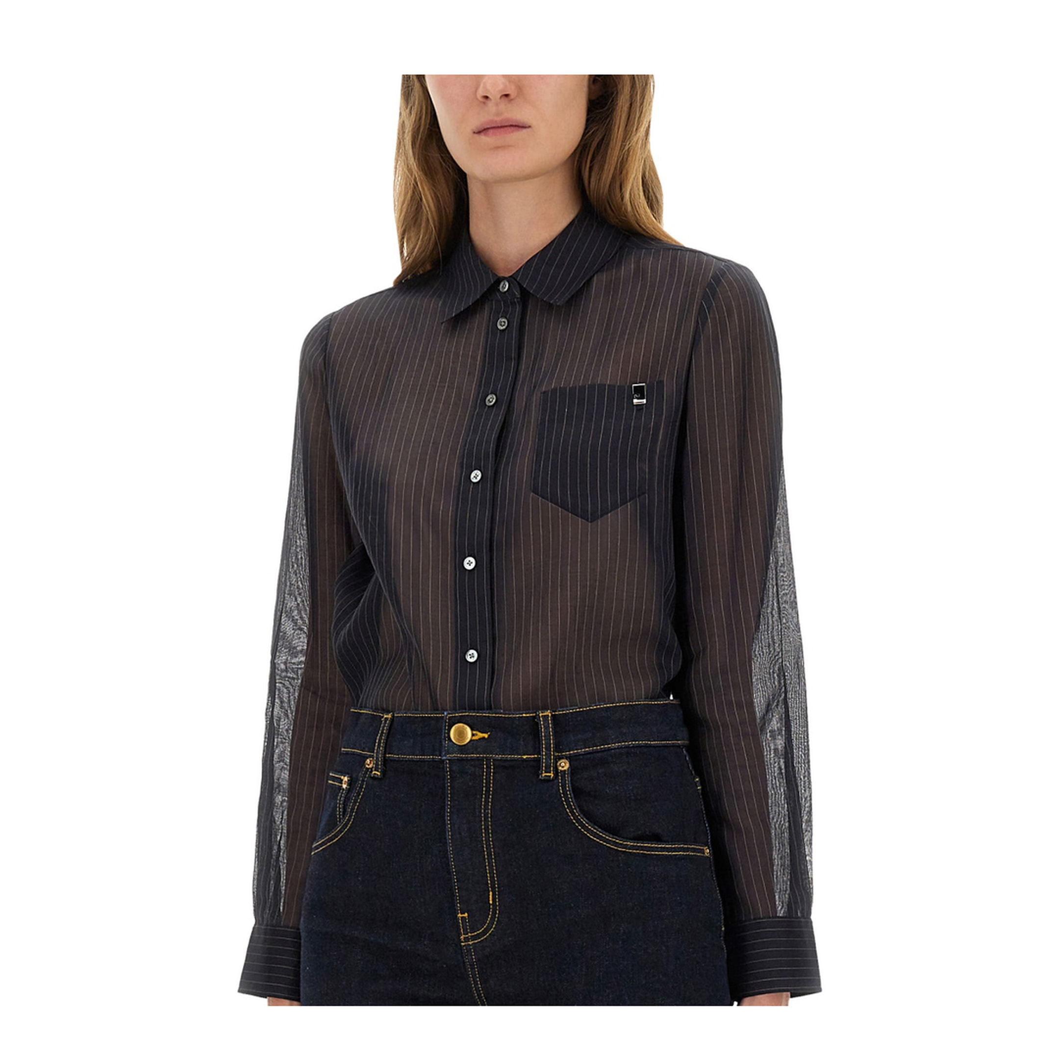 Striped Cotton Shirt - Image 4
