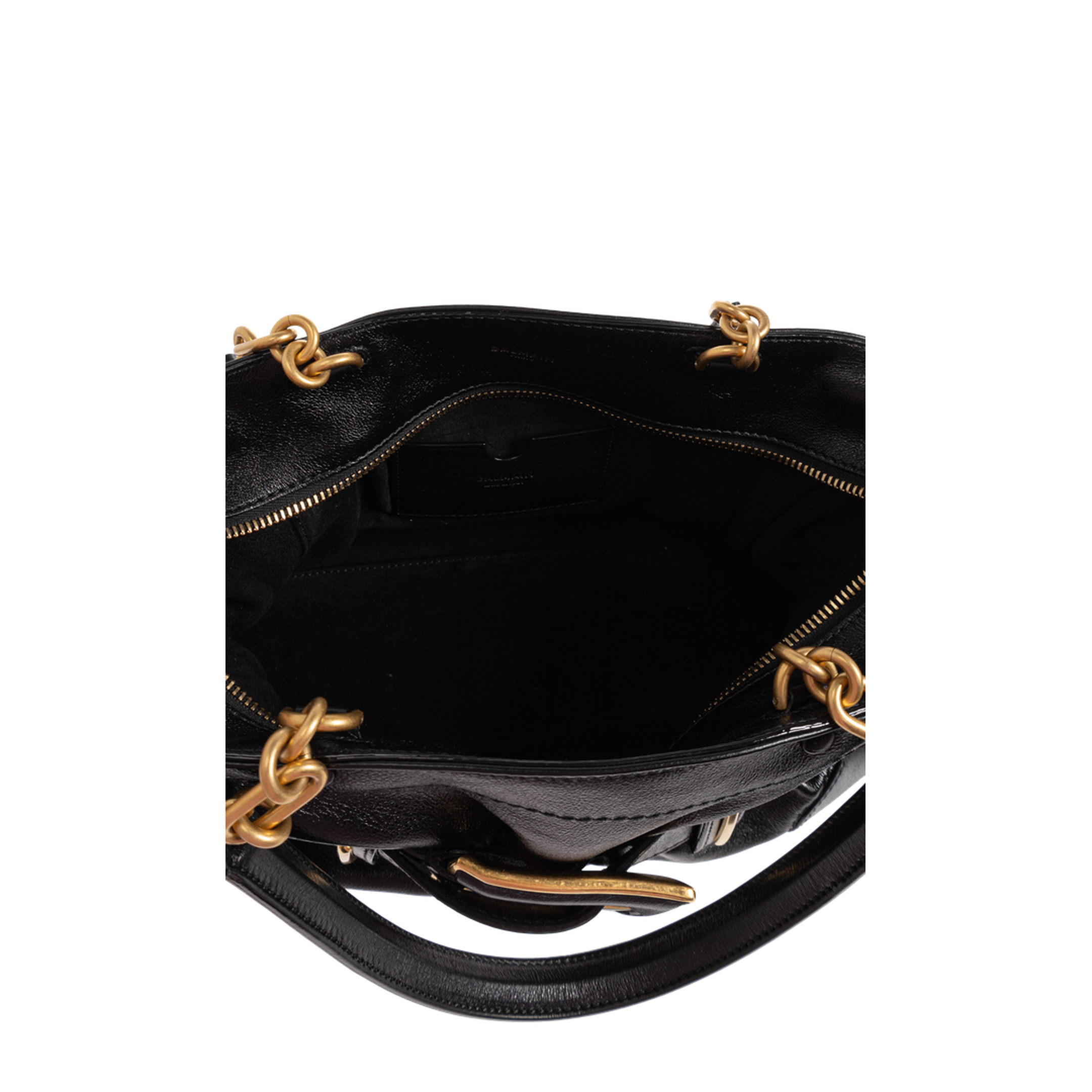 Anthem Medium Calfskin Shoulder Bag - Black - Image 5