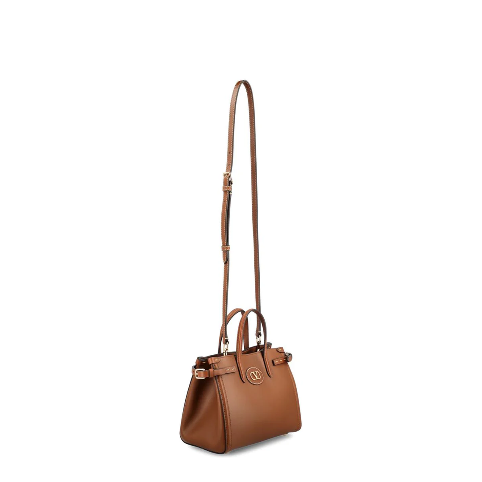 VLogo Signature Handbag Brown - Image 3