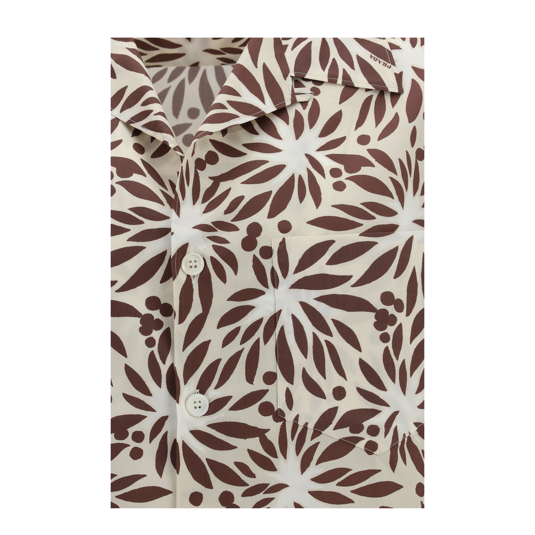 Printed Cotton Bowling Shirt - Image 3