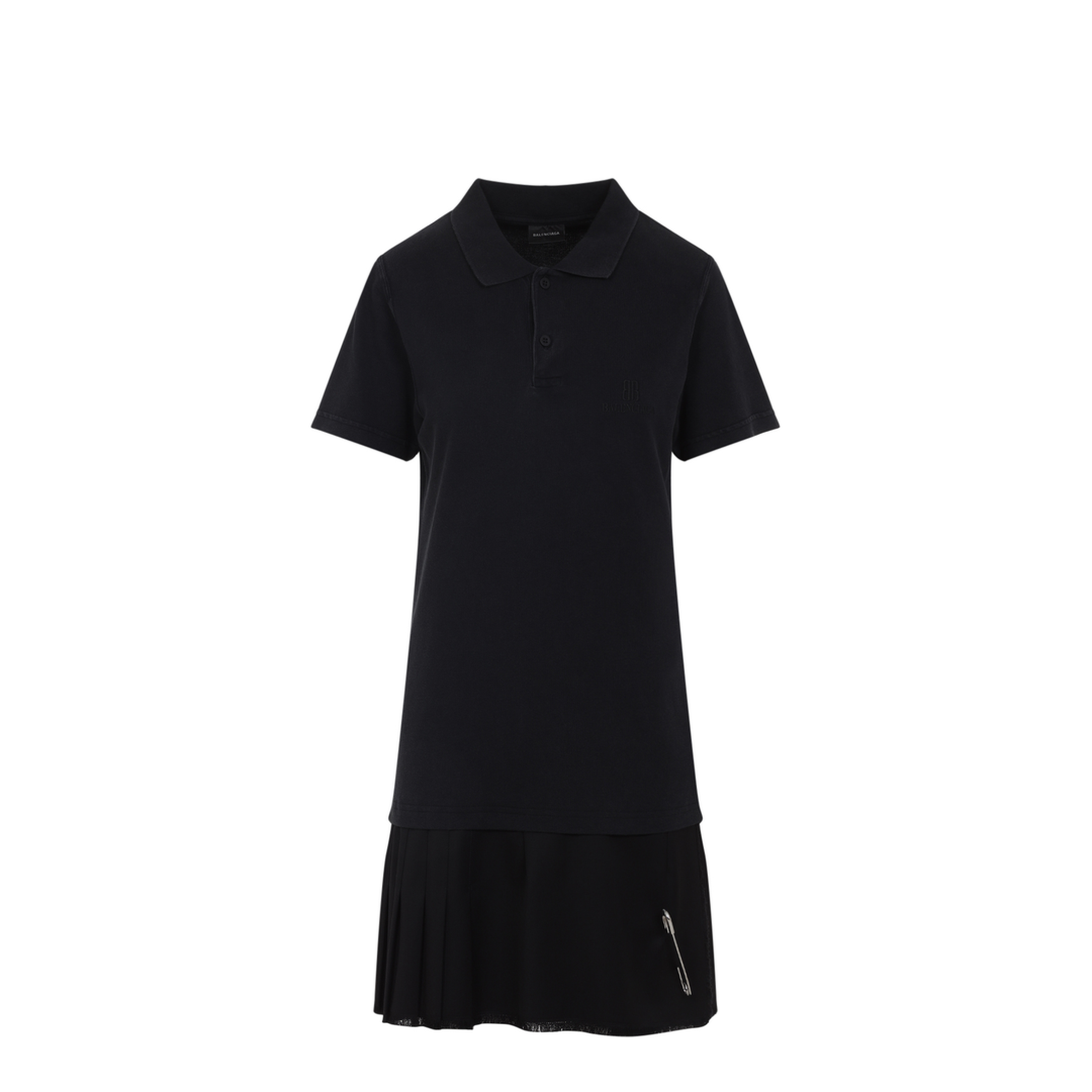 Layered Polo Mini Dress - Image 2