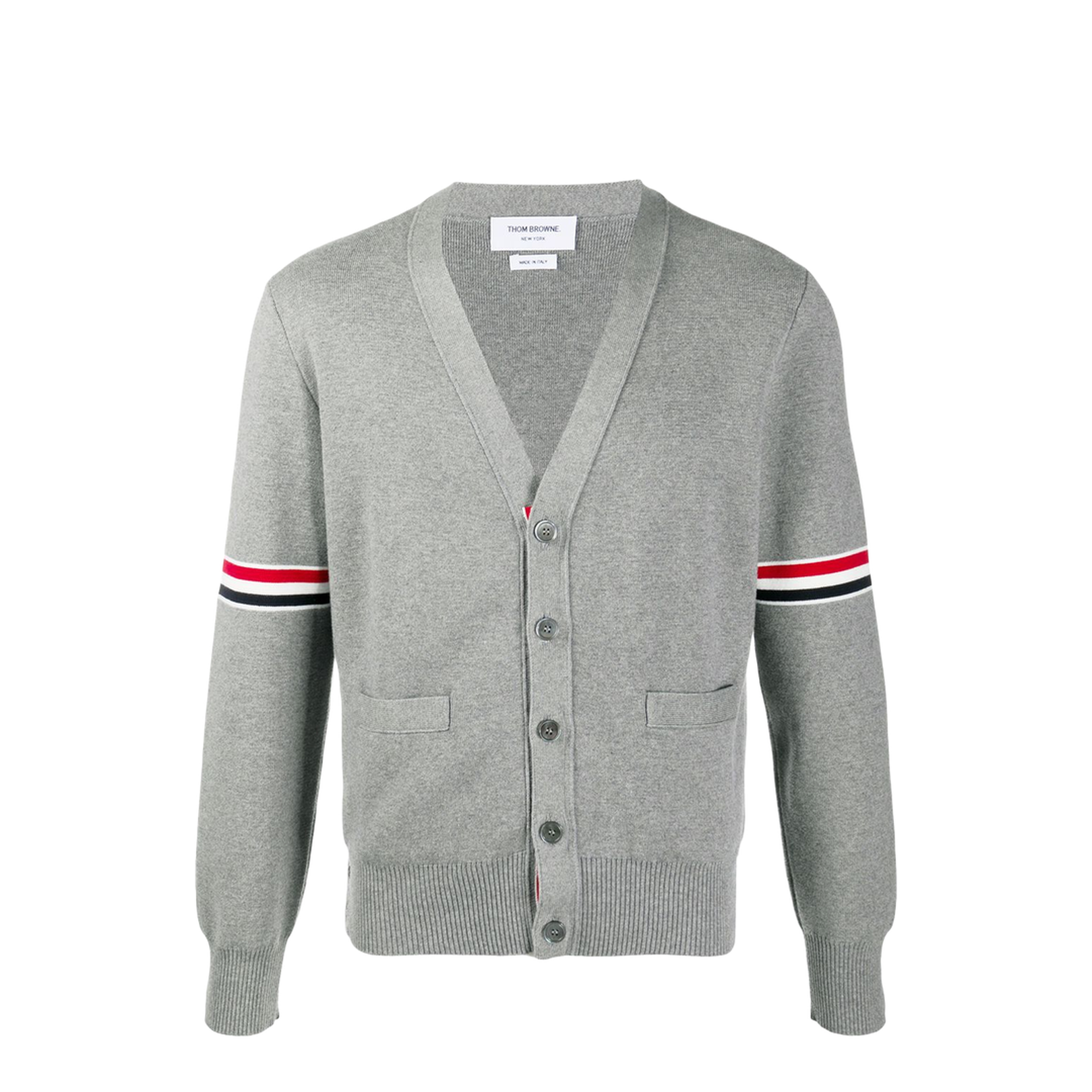 RWB Armband Cardigan - Light Grey - Image 1