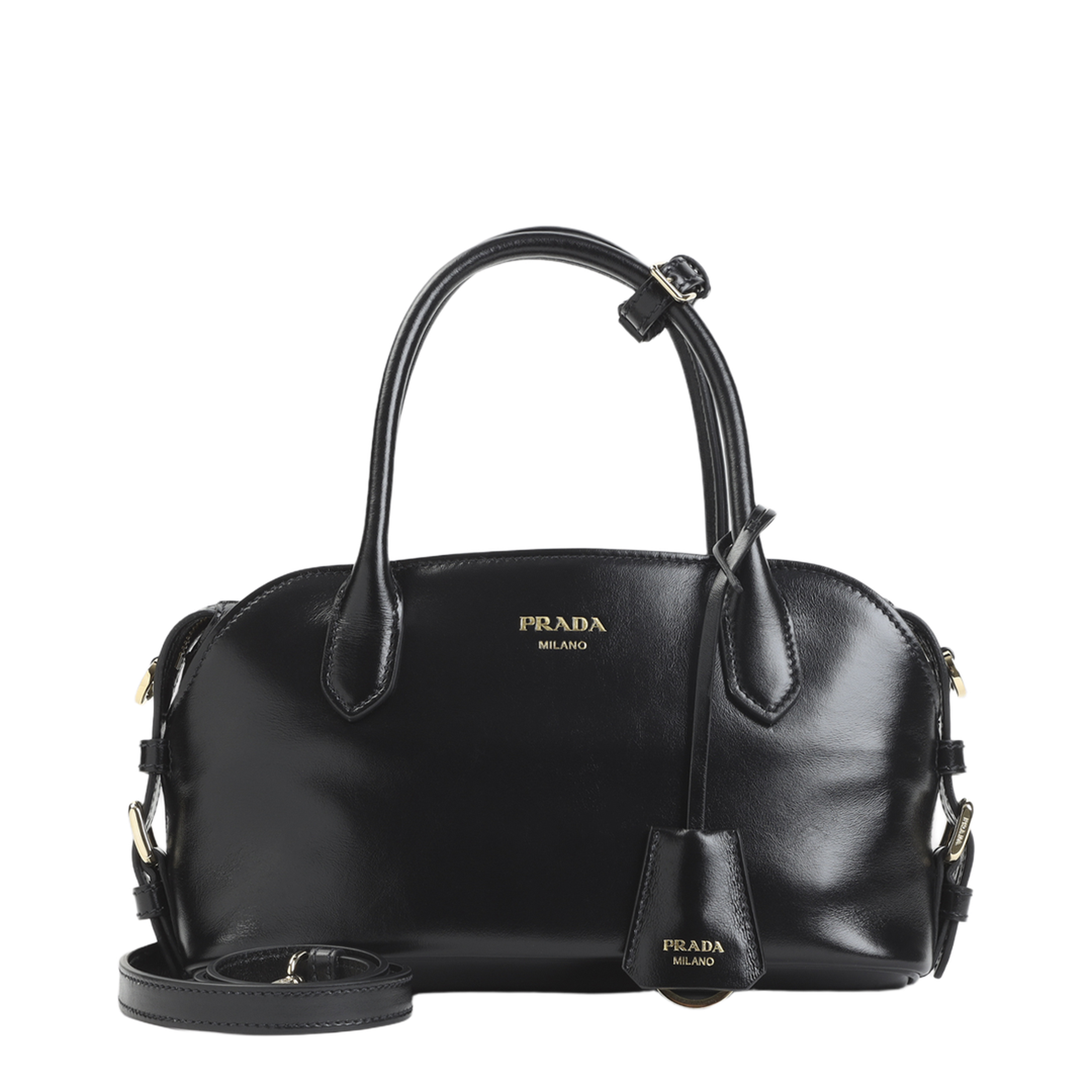 Large Calfskin Tote - Black - Image 3