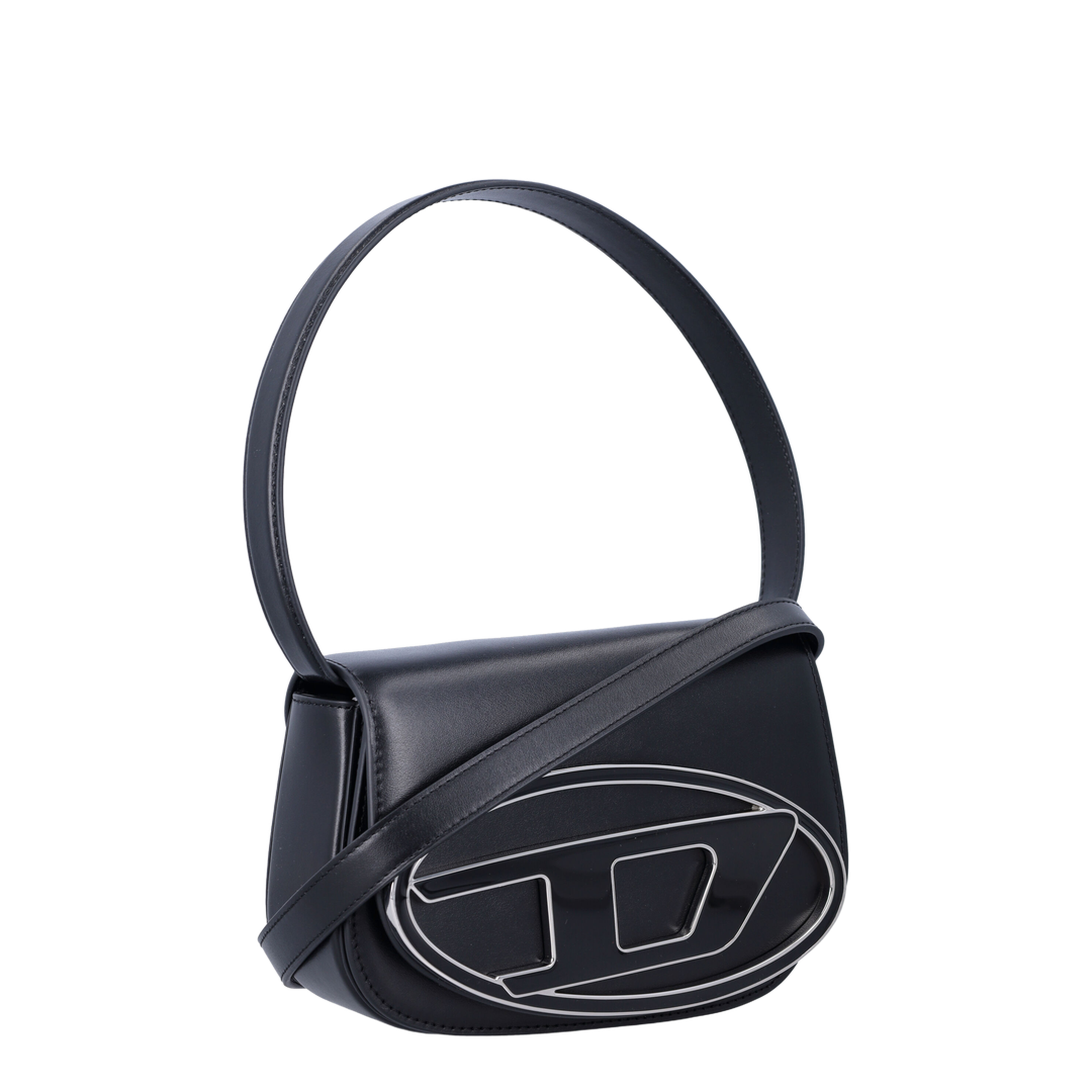 1DR-Iconic Nappa Leather Shoulder Bag - Black - Image 6
