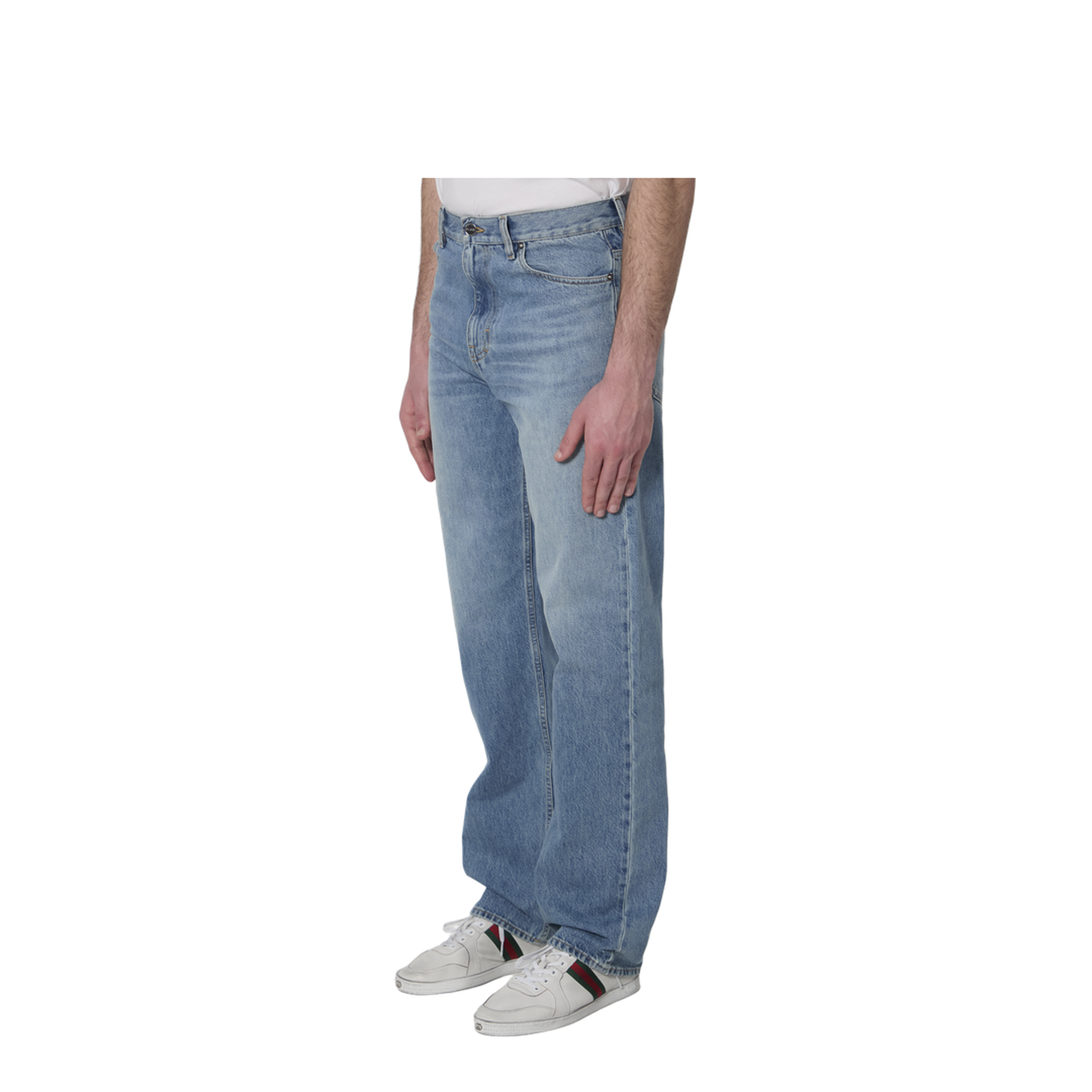 Cotton Denim Pants - Image 2
