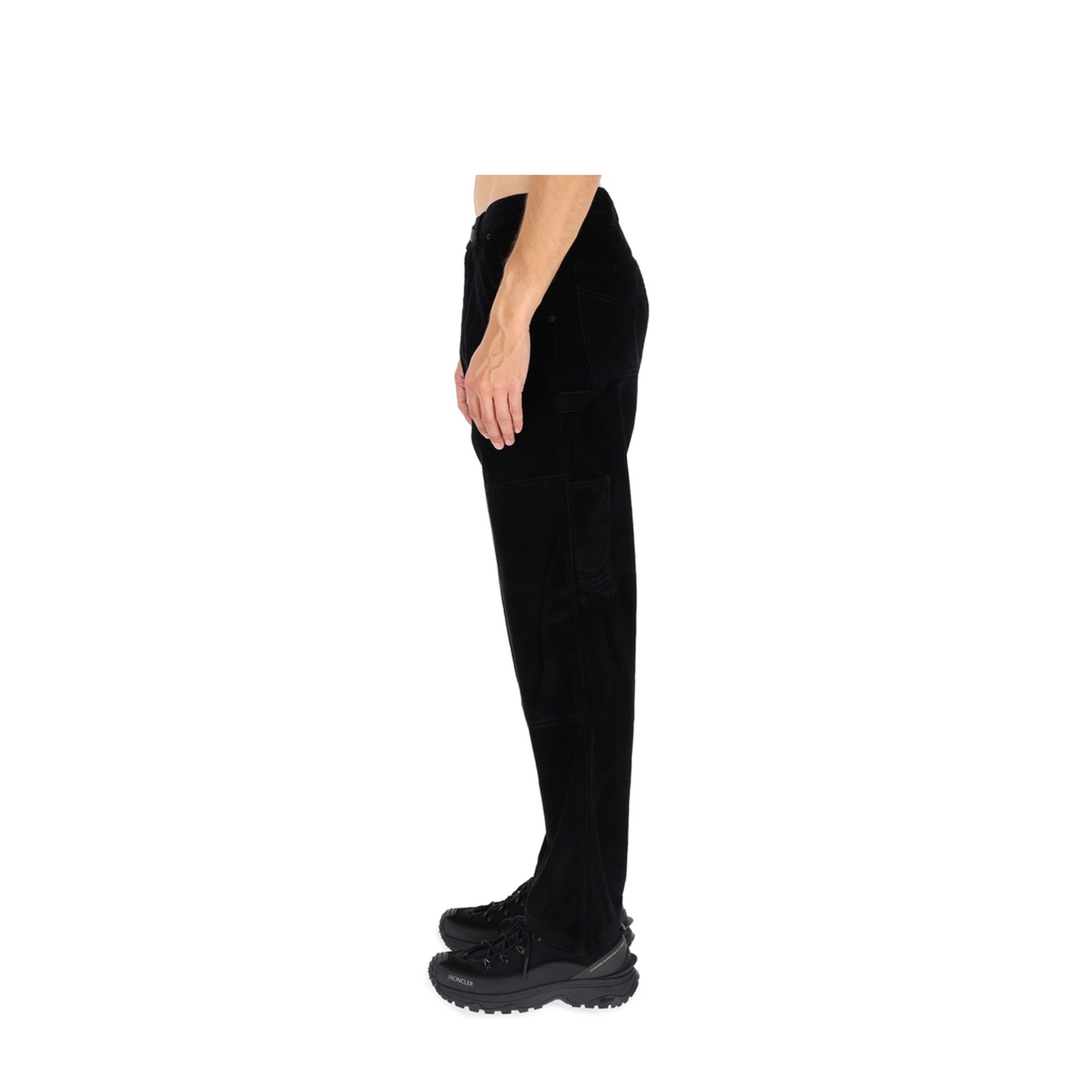 Cotton Pants in Black - Image 3