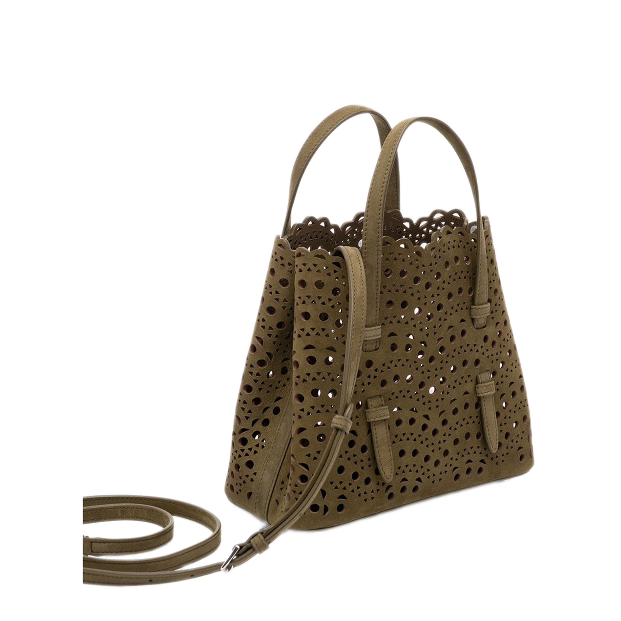 Mina 20 Calfskin Crossbody - Army Green - Image 6