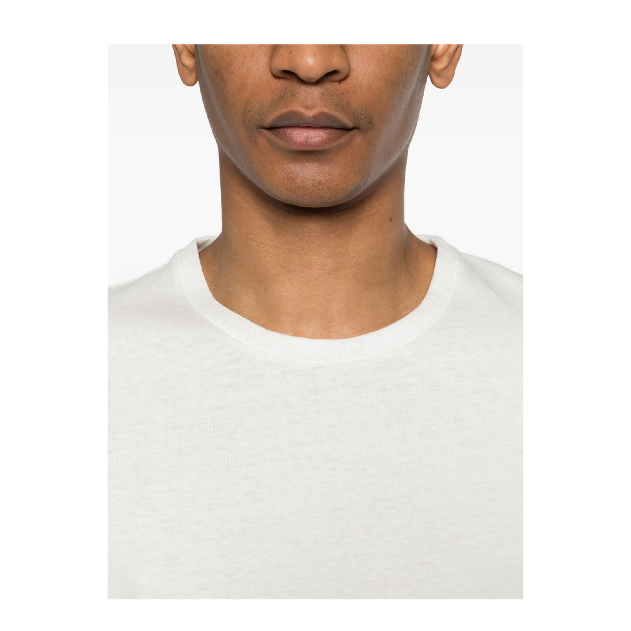 White Cotton Leon T-Shirt - Image 2