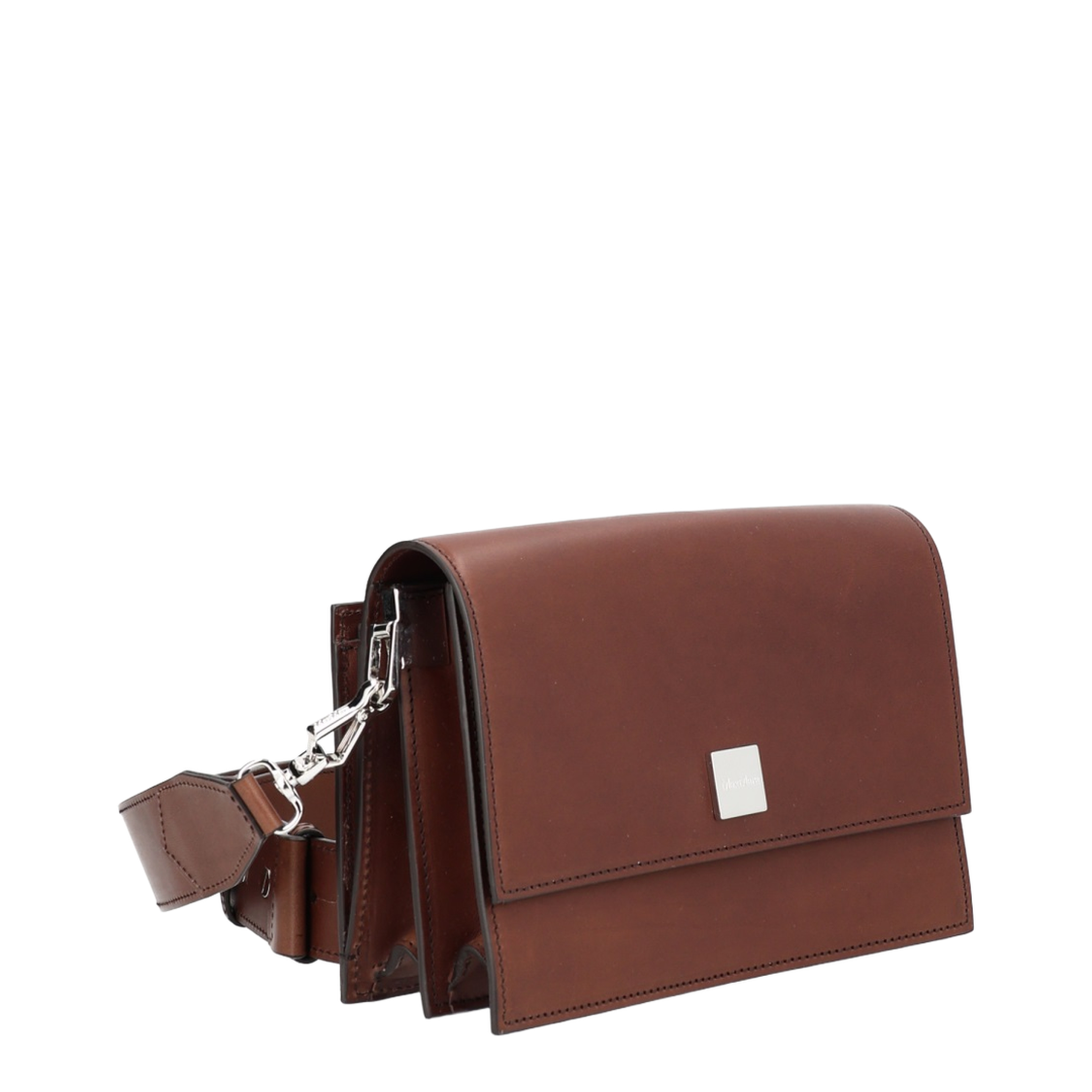 Biancaroughs Small Crossbody Bag in Smooth Leather - Image 3