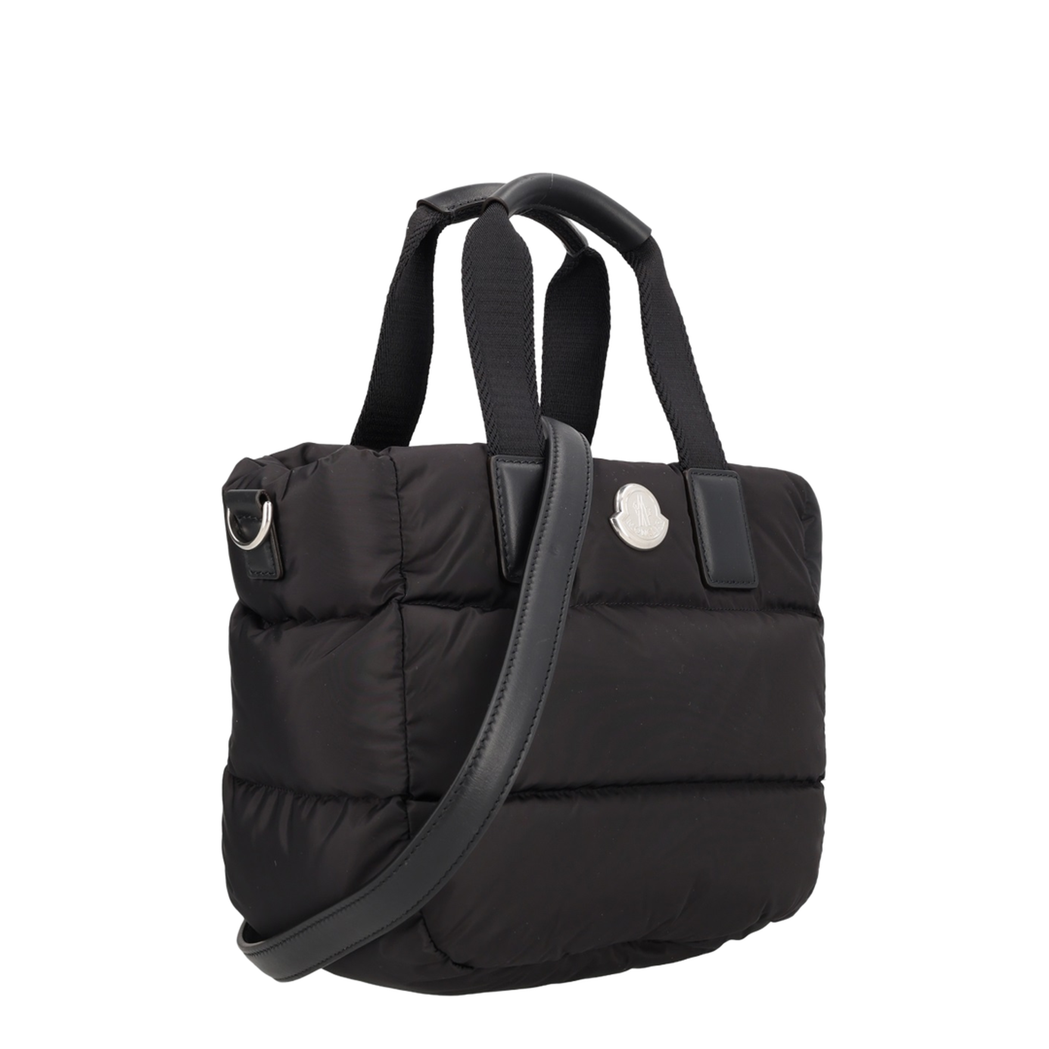 Caradoc Mini Quilted Tote Bag - Black - Image 3