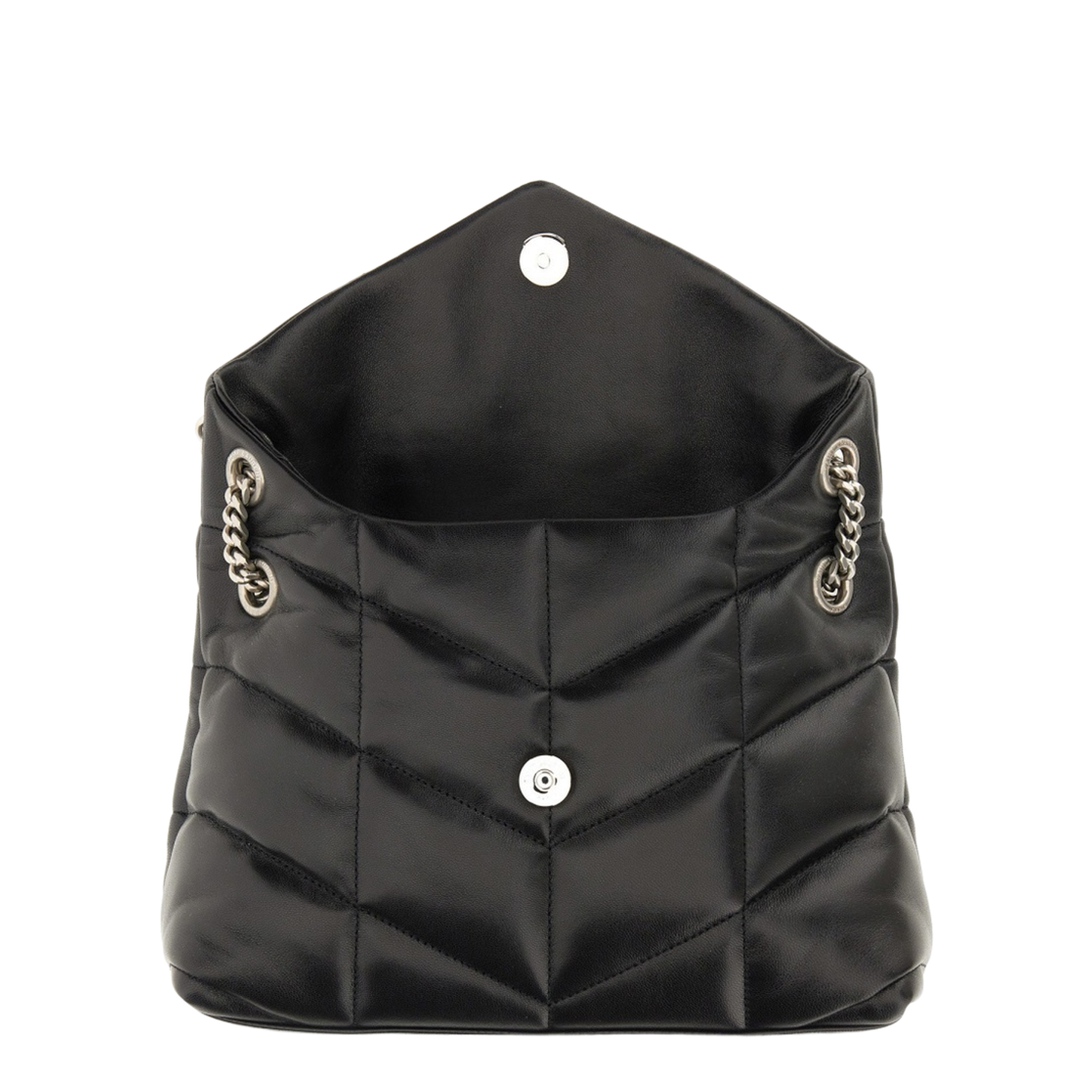 Puffer Small Nappa leather Shoulder Bags - Black - Image 4